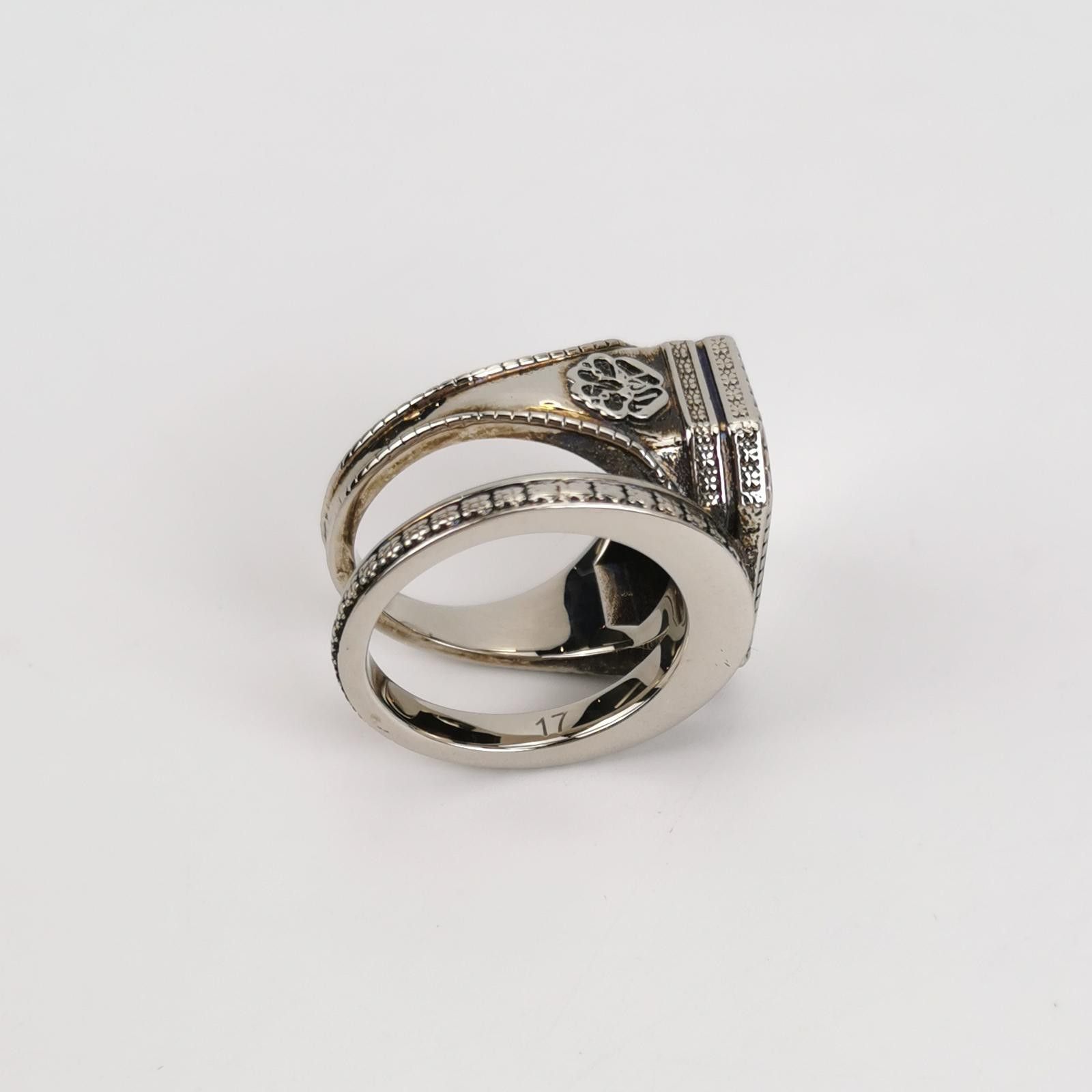 Alexander McQueen Alexander McQueen Logo Ring Size 17 -z2505 Size ONE SIZE - 4 Thumbnail