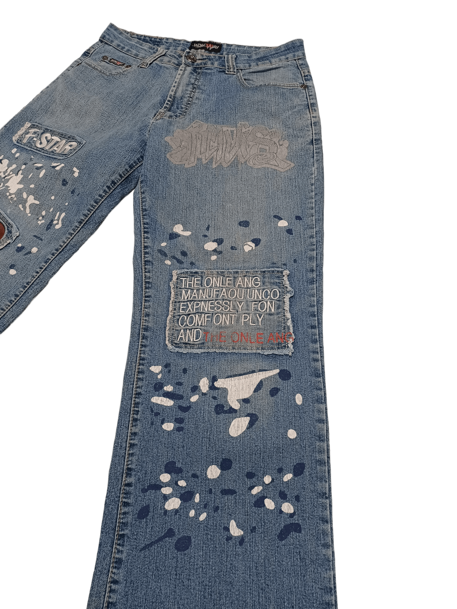 Japanese Brand FANTASTIC AVANTGARDE JAPANESE STYLE FLARED BOOTCUT JEANS Size US 31 - 3 Thumbnail
