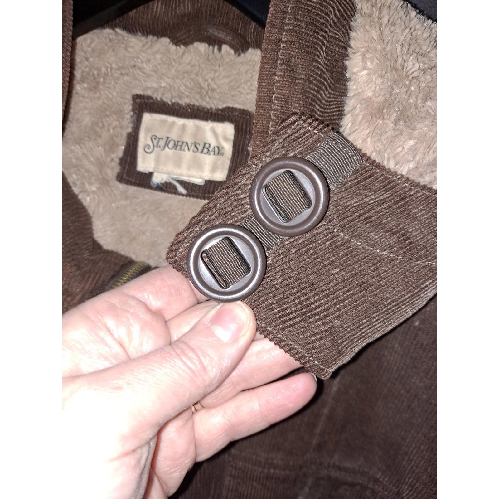 Other Vintage Y2K St John's Bay Corduroy Jacket With Hood and Faux Size US XL / EU 56 / 4 - 4 Thumbnail