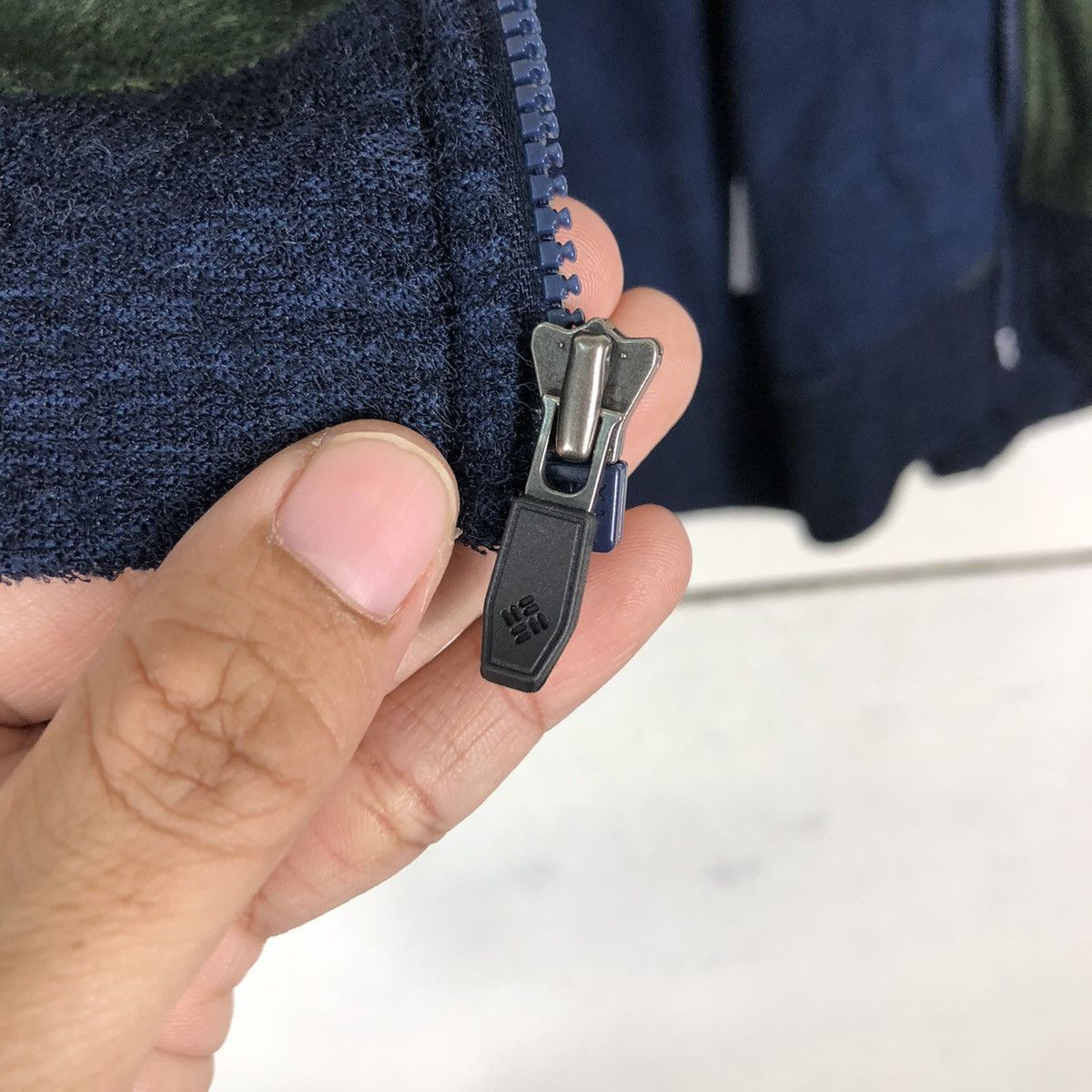Japanese Brand 🔥Zipper Jacket Oudoor Columbia Hiking Double Colour Size US L / EU 52-54 / 3 - 18 Thumbnail