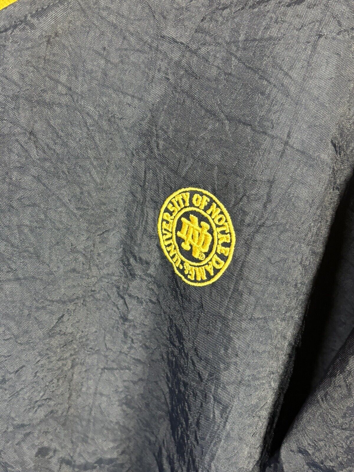 Champion Champion Notre Dame Pullover V Neck Windbreaker Sz Large Size US L / EU 52-54 / 3 - 2 Thumbnail