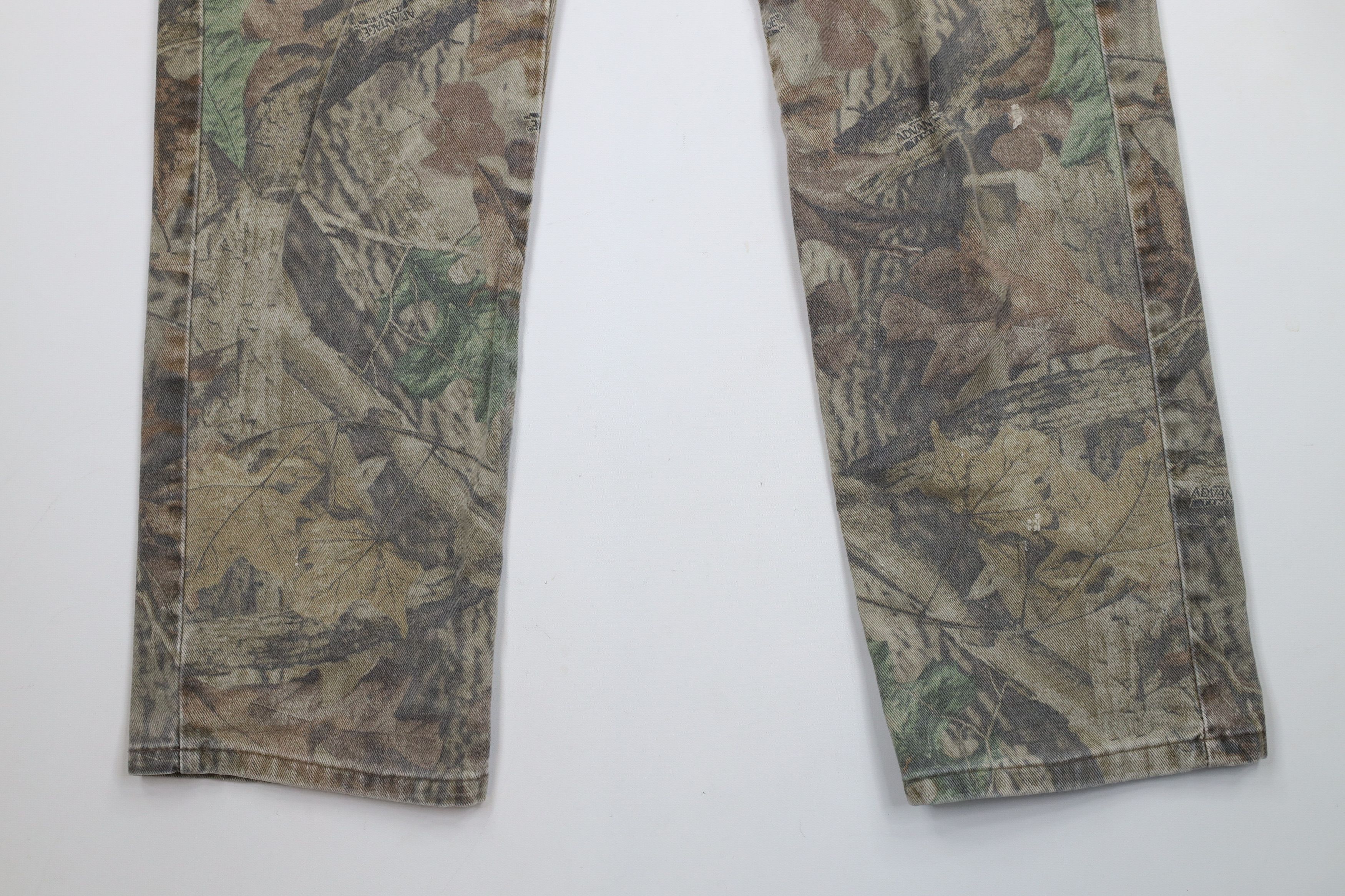 Vintage × Walls Vintage 90s Walls Advantage Timber Camouflage Denim Jeans Size US 34 / EU 50 - 4 Thumbnail