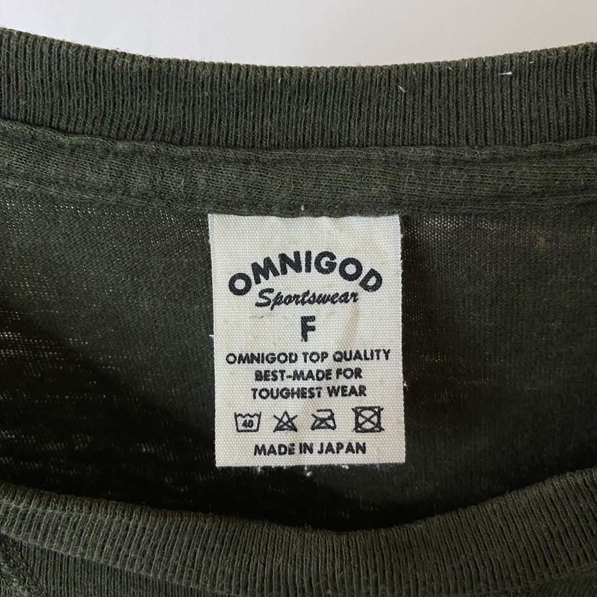 OMNIGOD Omnigod Moss Green Blank Women Cropped T Shirt Size L / US 10 / IT 46 - 3 Thumbnail