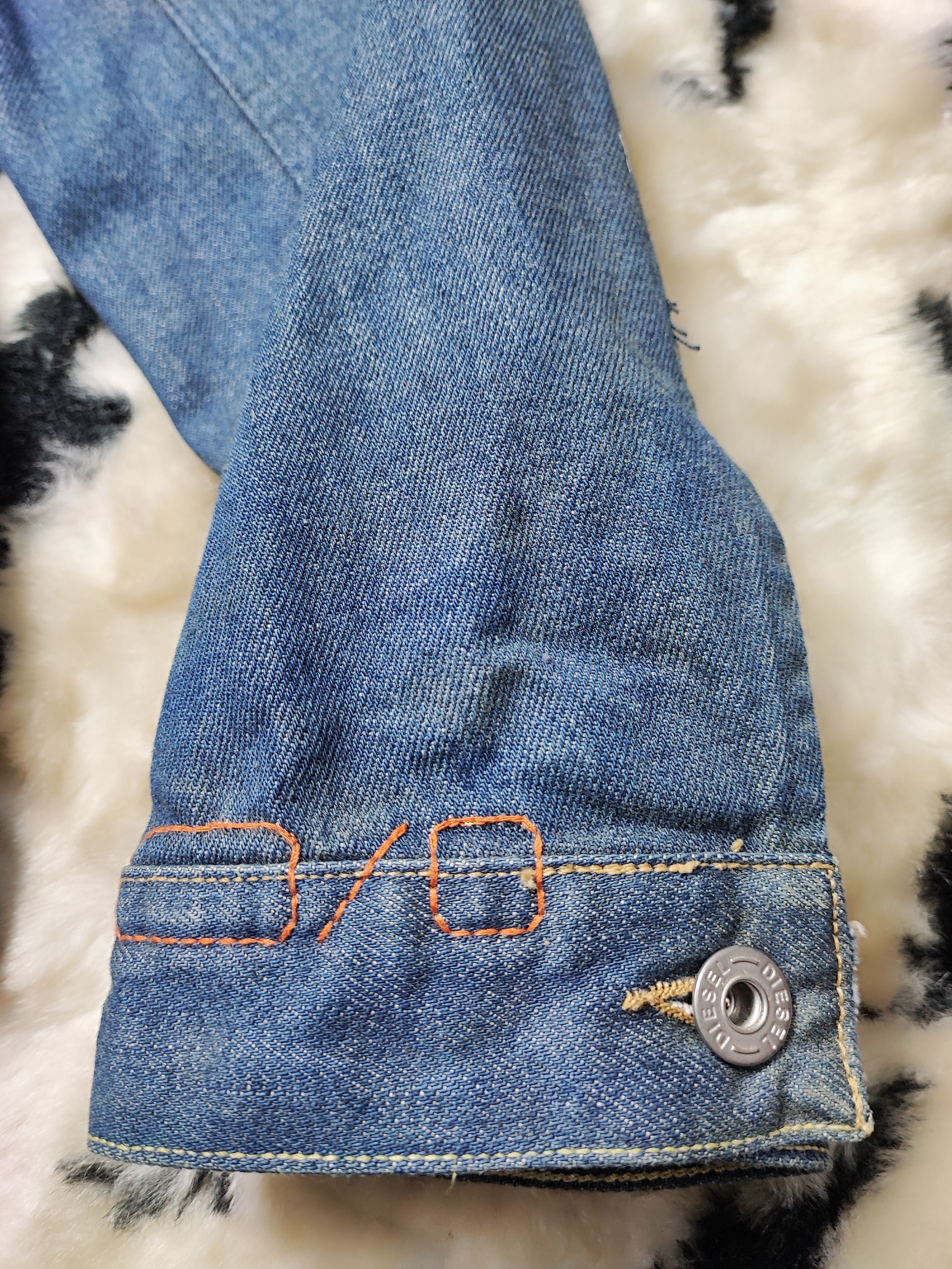 Diesel Vintage 90s Diesel Denim Jacket Button Trucker Jacket Medium Size US M / EU 48-50 / 2 - 14 Thumbnail