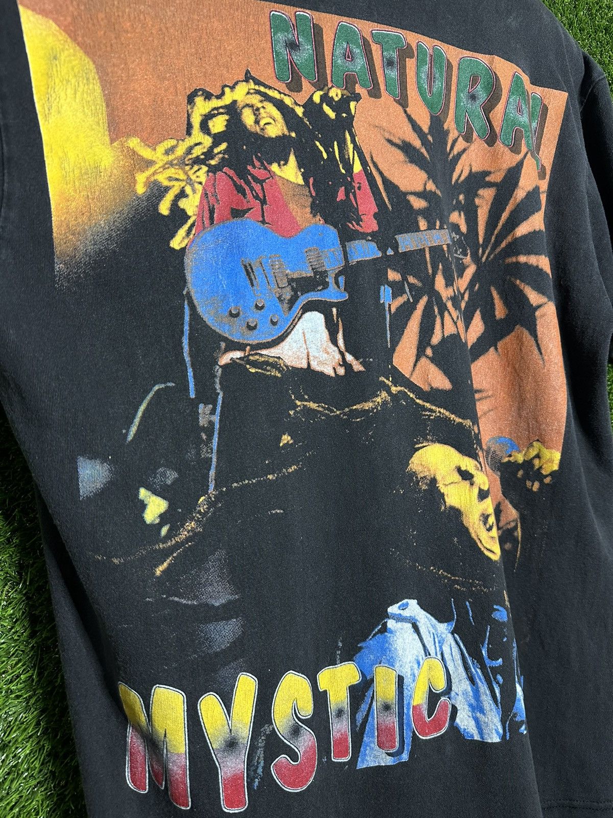 Rap Tees × Vintage 🚨Vintage Bob Marley Natural Mystic 90s Rap Tee T-Shirt Size US L / EU 52-54 / 3 - 5 Thumbnail