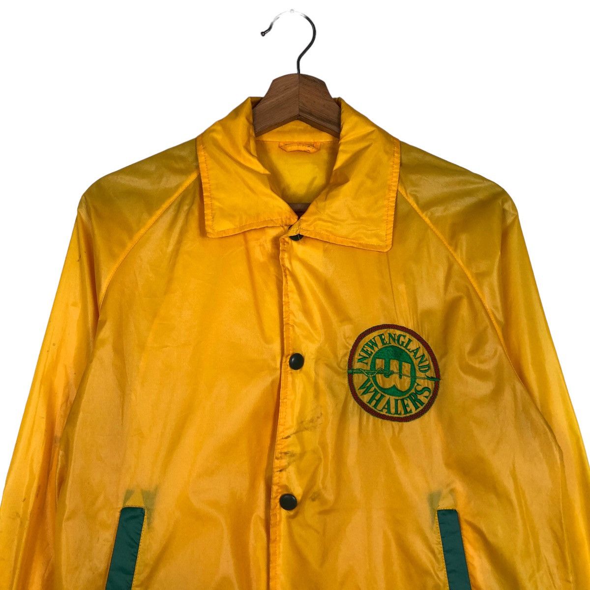 Japanese Brand 🔥Vintage Bomber Jacket New England Whales Big Logo Size US M / EU 48-50 / 2 - 3 Thumbnail