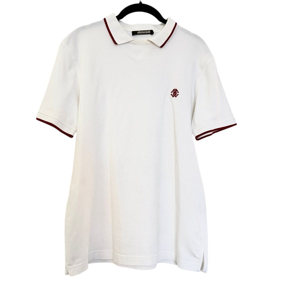 Roberto Cavalli Roberto Cavalli White Cotton Short Sleeves Shirt Size US L / EU 52-54 / 3 - 1 Thumbnail