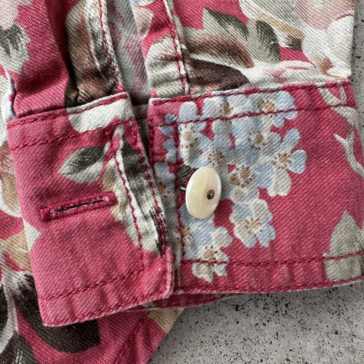 Vintage 90s Lia wear floral flowers button up shirt allover print Size US S / EU 44-46 / 1 - 8 Thumbnail