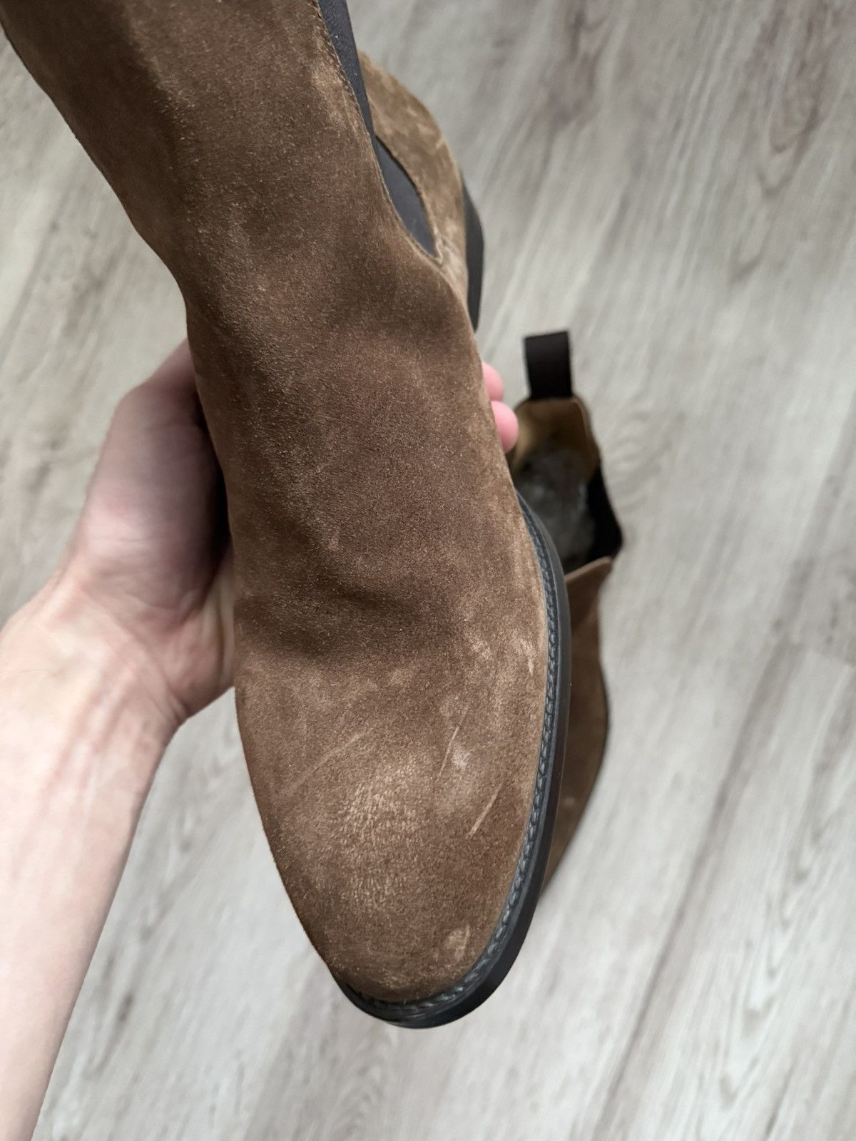 Scarosso Scarosso Giacomo Tobacco Suede Chelsea used Size US 9 / EU 42 - 7 Thumbnail