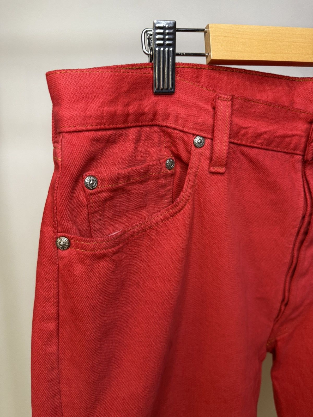 Chrome Hearts Chrome Hearts Red Paris Exclusive Patch Denim Size US 34 / EU 50 - 4 Thumbnail
