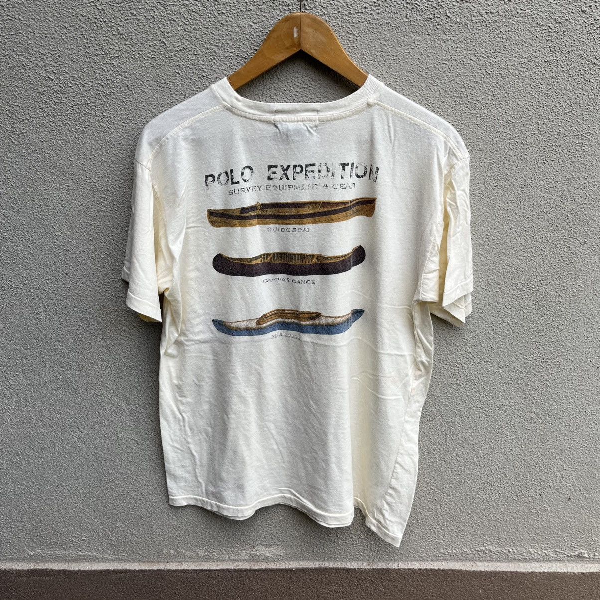 Ralph Lauren Vintage RALPH LAUREN polo expedition tee polo sportsman Size US M / EU 48-50 / 2 - 1 Thumbnail