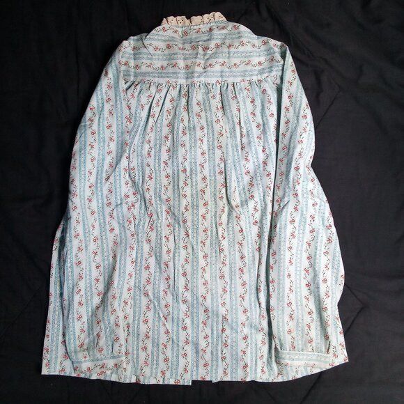 Other Vintage Changing Scene Floral Pearl Snap Lace Collar Shirt Size M / US 6-8 / IT 42-44 - 6 Thumbnail