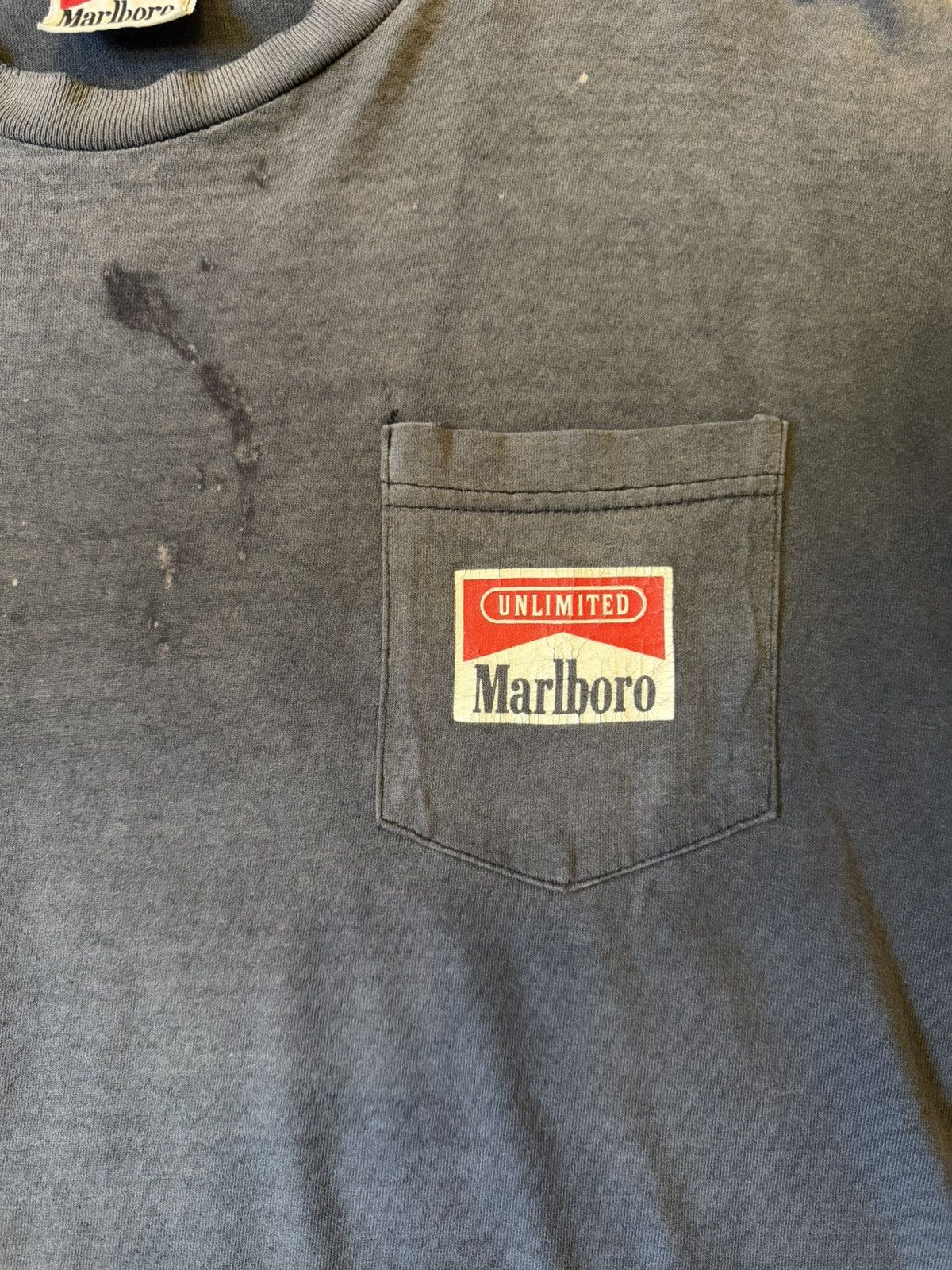 Marlboro Marlboro 1990s Faded Vintage T-Shirt Size US XL / EU 56 / 4 - 5 Thumbnail