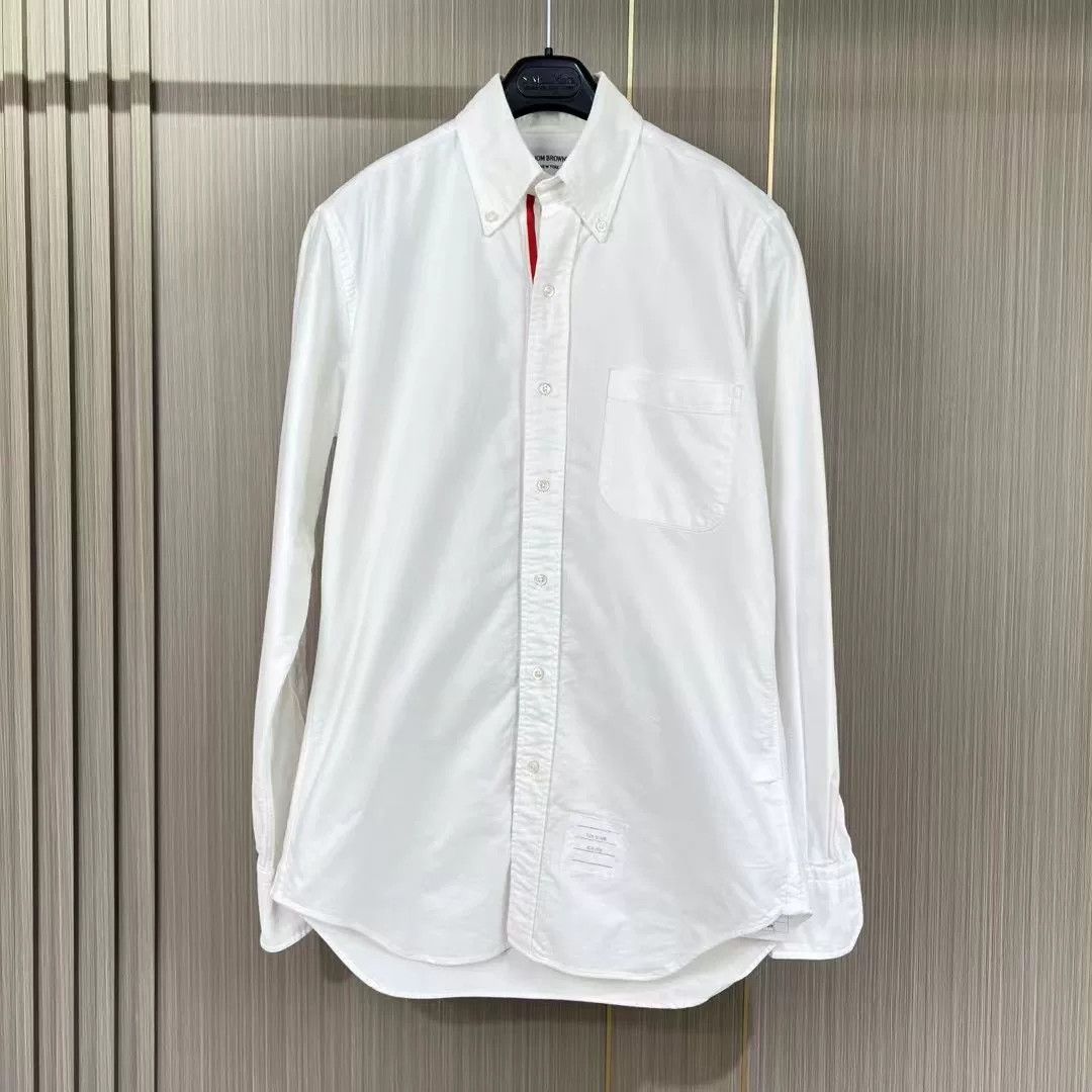 Thom Browne thom browne striped long sleeve shirt Size US S / EU 44-46 / 1 - 1 Thumbnail