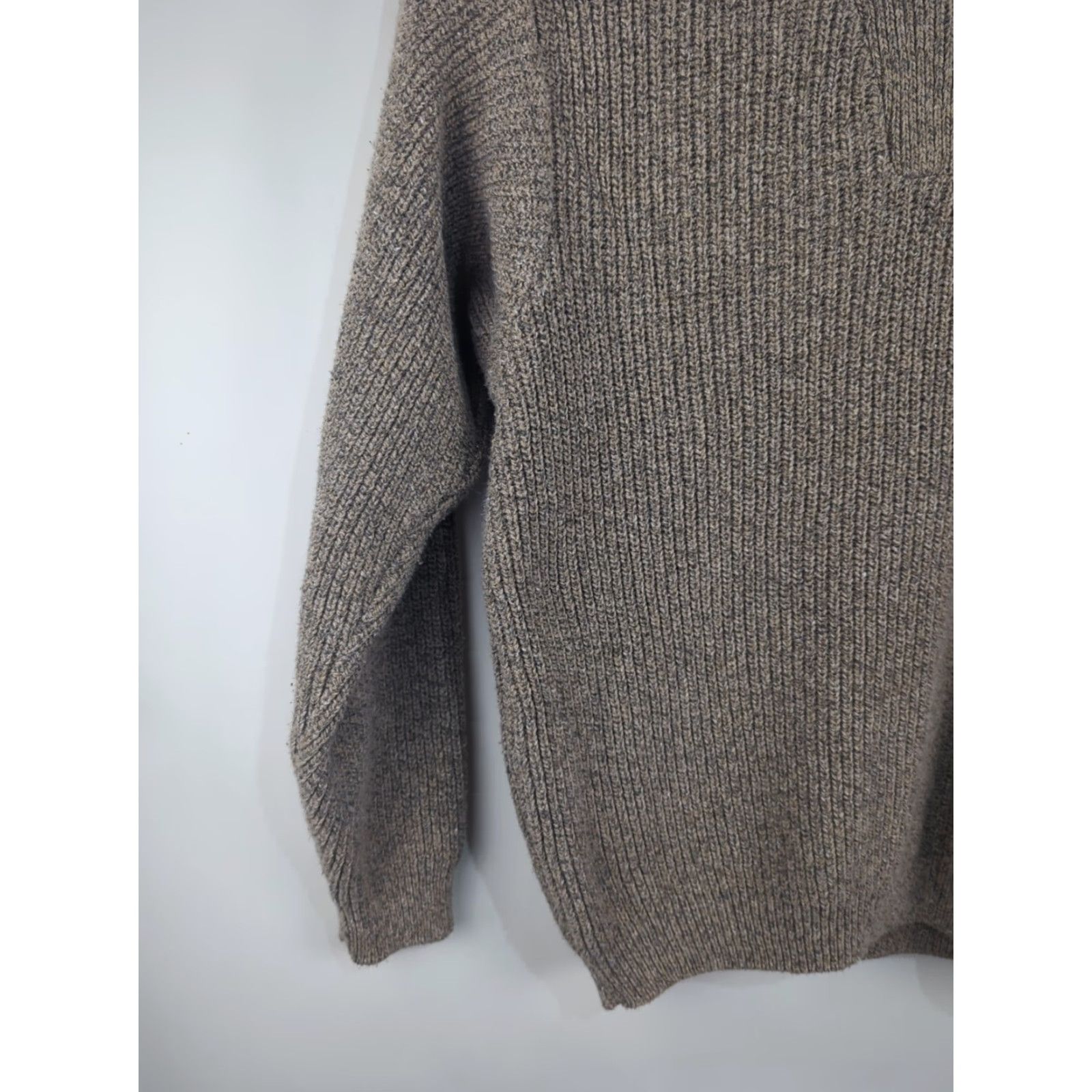 Eddie Bauer VINTAGE Eddie Bauer Sweater Mens XL Henley Knit Made USA 90s Earth Tones Button Beige Mens Size US XL / EU 56 / 4 - 6 Thumbnail
