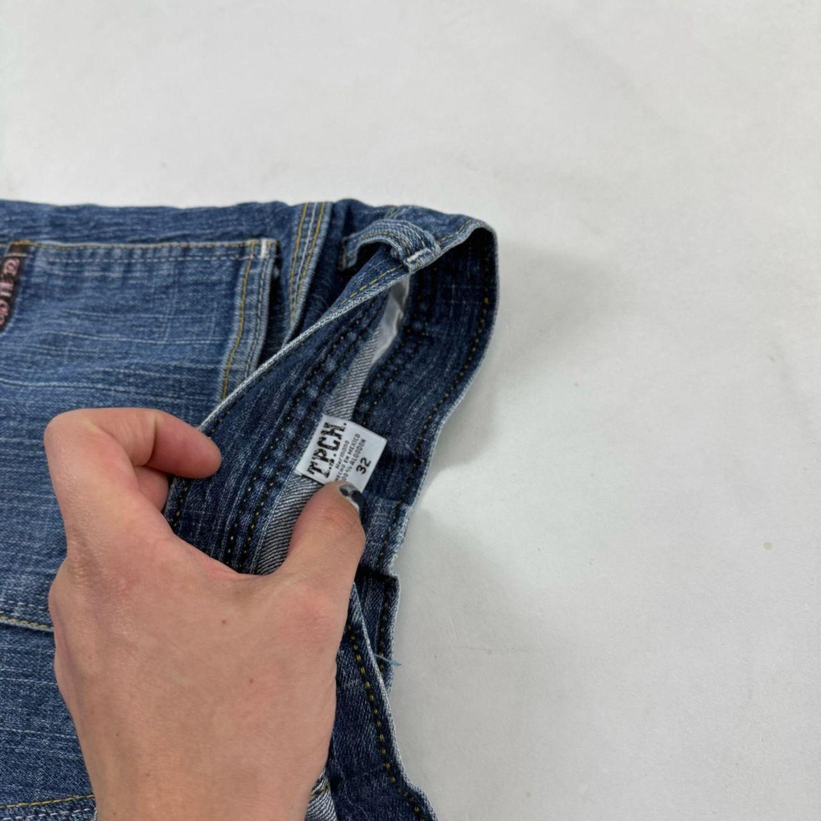 Japanese Brand × Le Grande Bleu (L.G.B.) × Vintage Vintage y2k grunge archive baggy skater faded stonewash jean Size US 34 / EU 50 - 6 Thumbnail