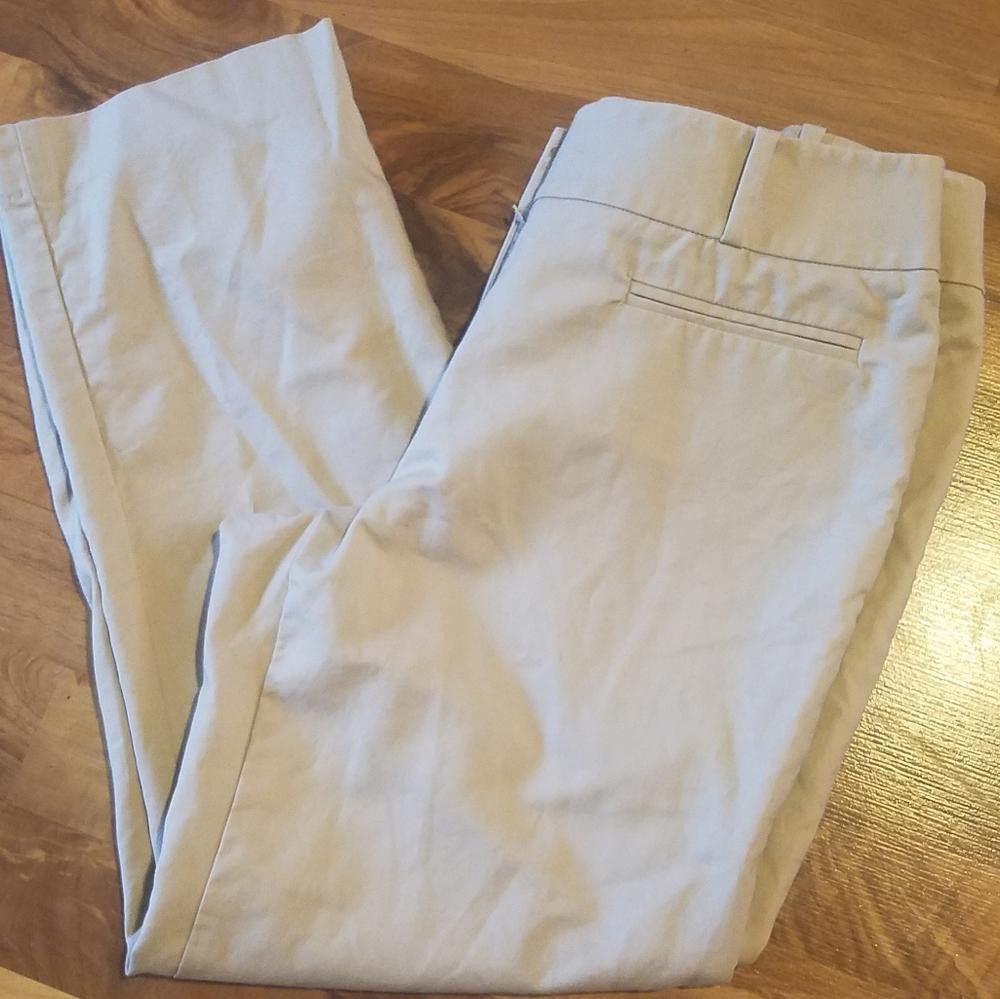 Designer Halogen Taylor Fit Khaki Cropped Size 8 Size 30" / US 8 / IT 44 - 1 Thumbnail