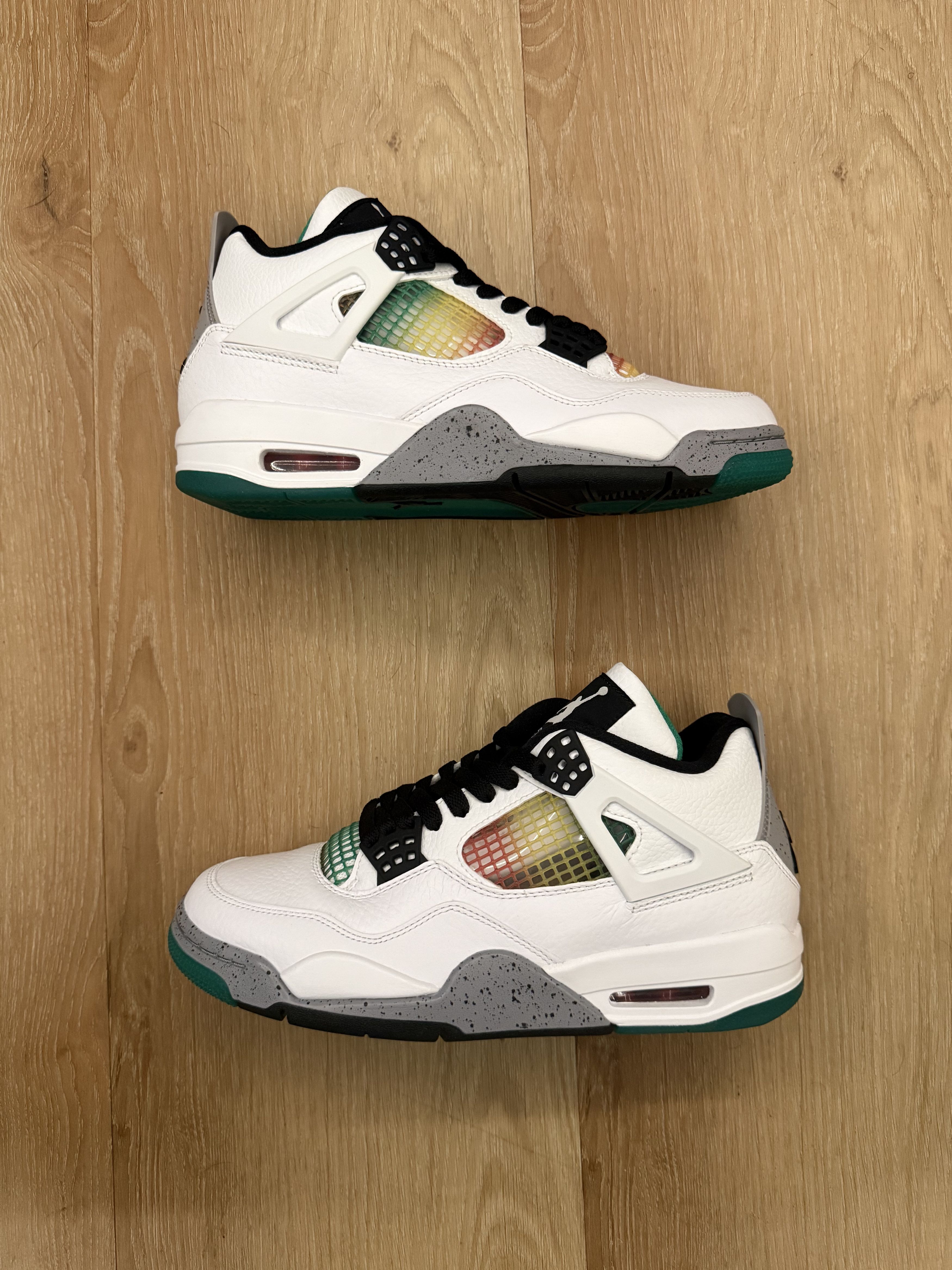 Jordan Brand AirJordan Retro 4 'LUCID GREEN RASTA' (WMNS) Size US 9 / IT 39 - 1 Thumbnail