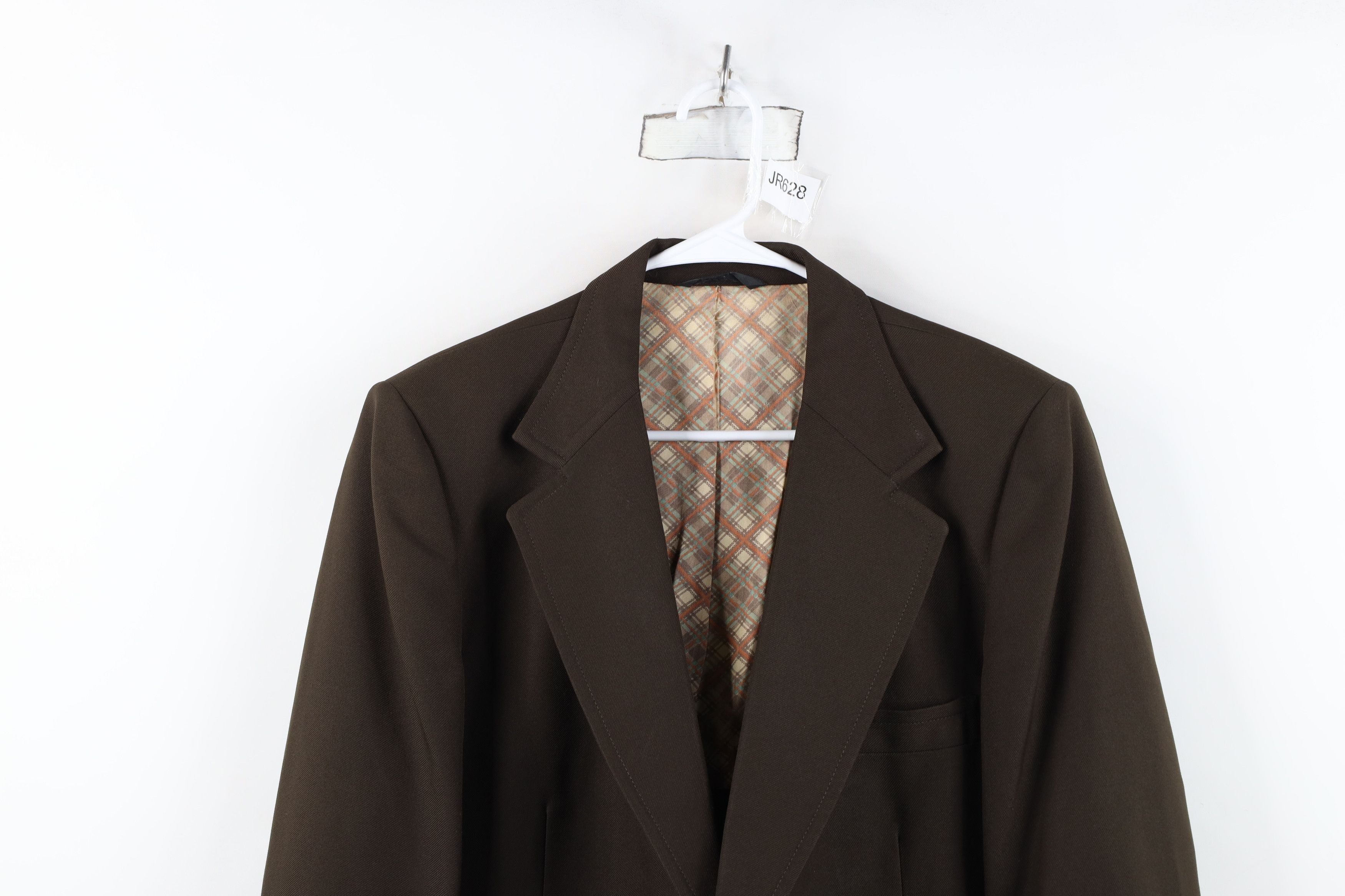 Vintage Vintage 70s Streetwear Suit Coat Blazer Jacket Brown USA Size US XXL / EU 58 / 5 - 2 Thumbnail