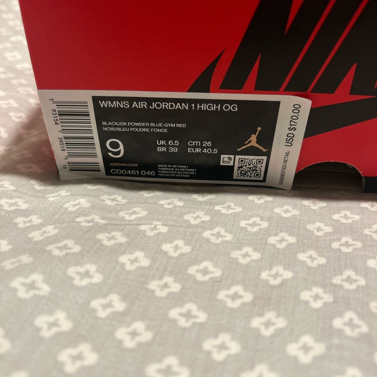 Nike Jordan One “UNC to Chicago” Size US 9 / IT 39 - 7 Thumbnail