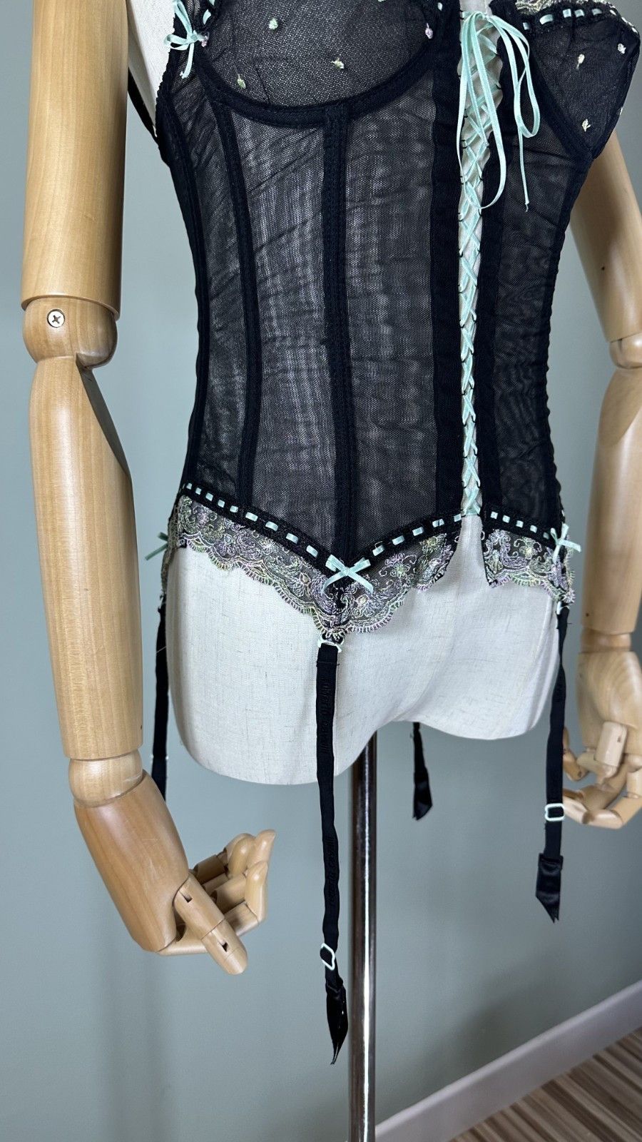 Roberto Cavalli Roberto Cavalli Bustier Lingeria Corset Ribbons Size 42 Size M / US 6-8 / IT 42-44 - 3 Thumbnail