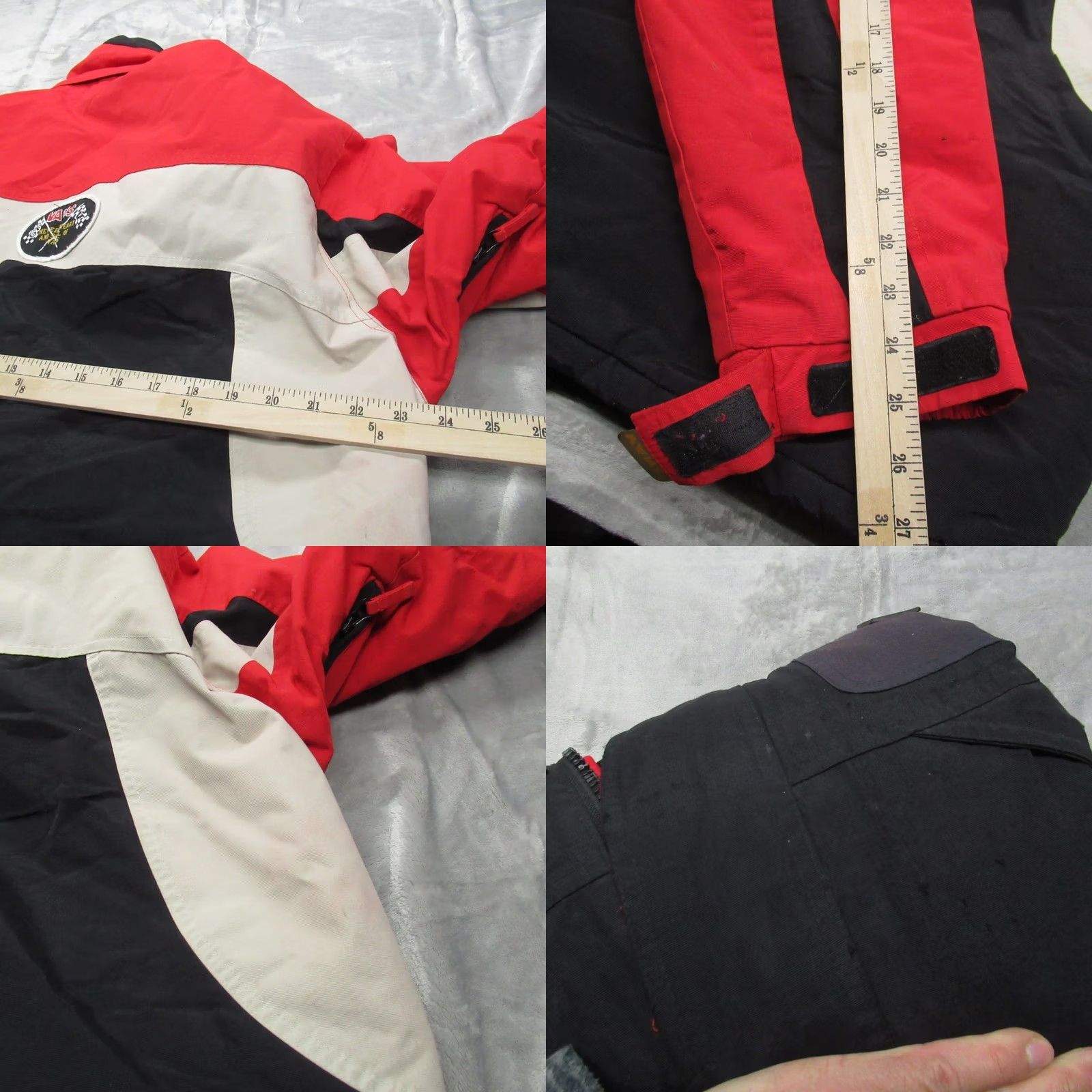 Vans VANS Jacket Men XL Red Black Waterproof Insulated Snowboard Winter Wind READ Windbreaker Geometric Retro Size US XL / EU 56 / 4 - 9 Thumbnail