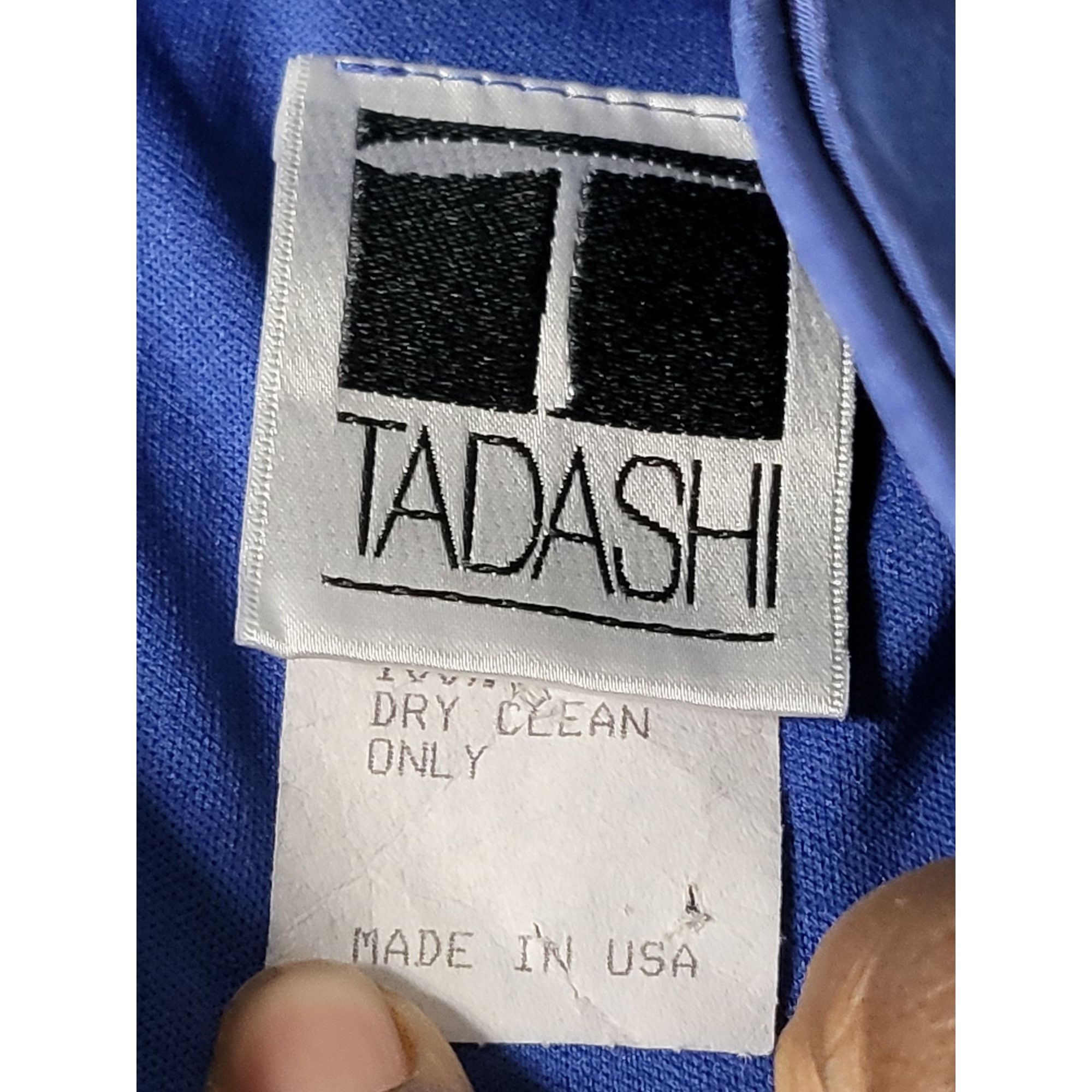 Tadashi Shoji Vintage Tadashi Shoji Lace Shift Dress Women Sz 12 Blue Blac Size XL / US 12-14 / IT 48-50 - 8 Thumbnail