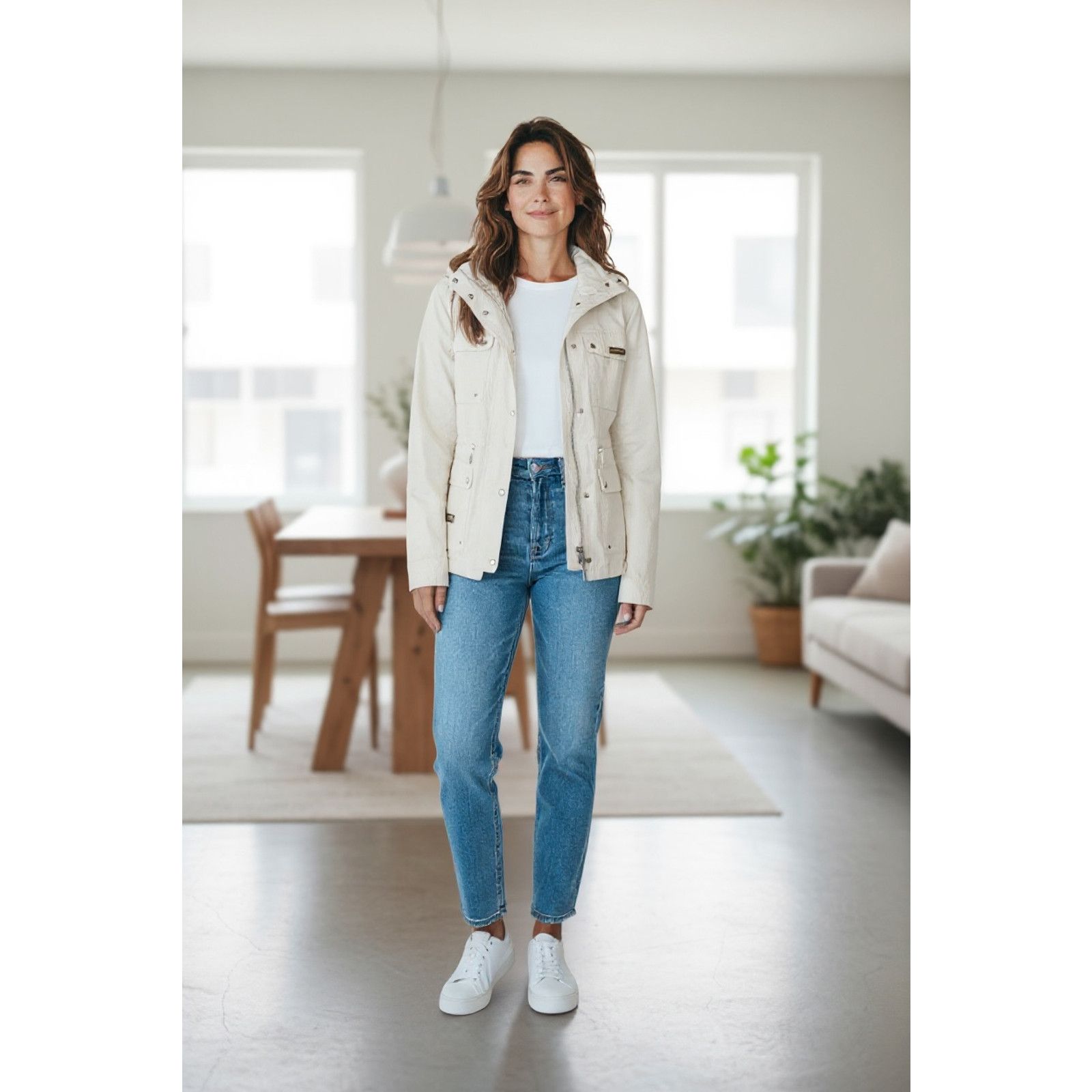 Lauren Ralph Lauren Lauren Ralph Lauren Jacket Womens SM White Utility Anorak Size S / US 4 / IT 40 - 1 Thumbnail