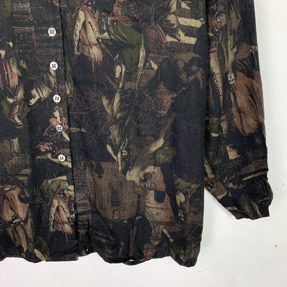 Vintage Vintage Buttop Up Camo Shirt Size US M / EU 48-50 / 2 - 4 Thumbnail