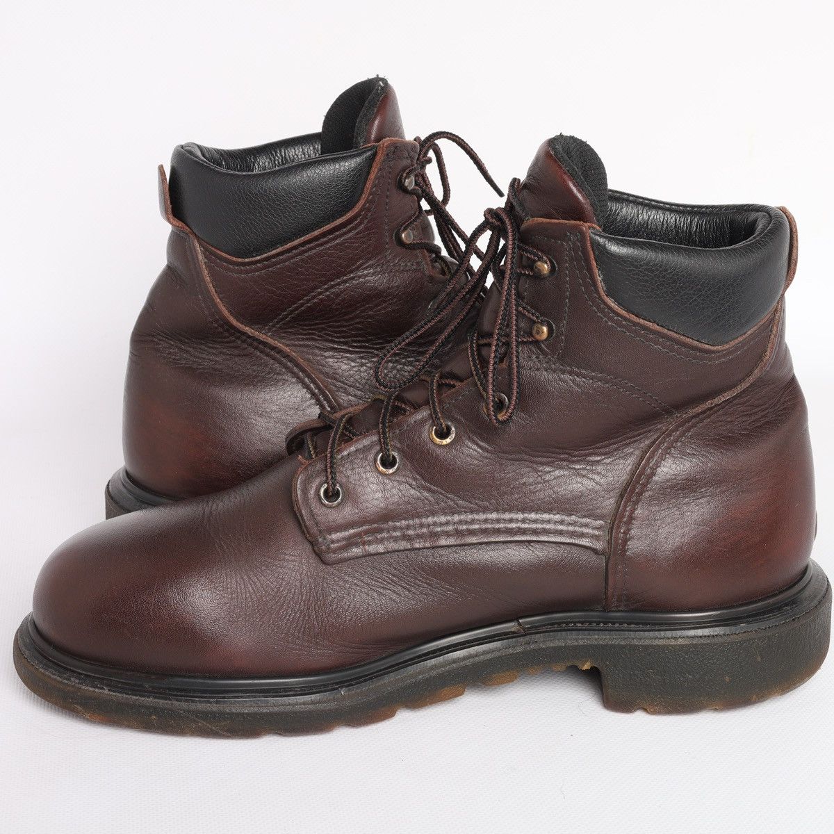 Red Wing Red Wing 606 Work Boots Leather Nutmeg Ebbtide Shoes USA Size US 9.5 / EU 42-43 - 13 Thumbnail