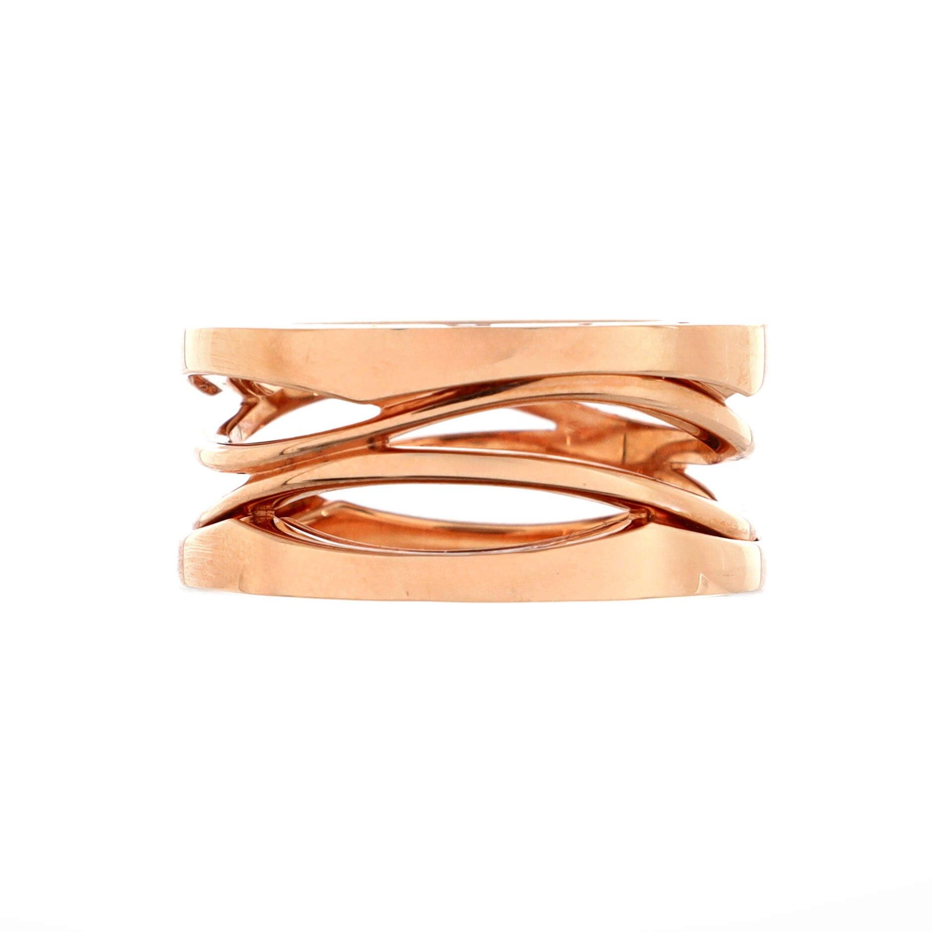 Bvlgari B.Zero1 Design Legend Zaha Hadid Three Band Ring Size ONE SIZE - 1 Thumbnail