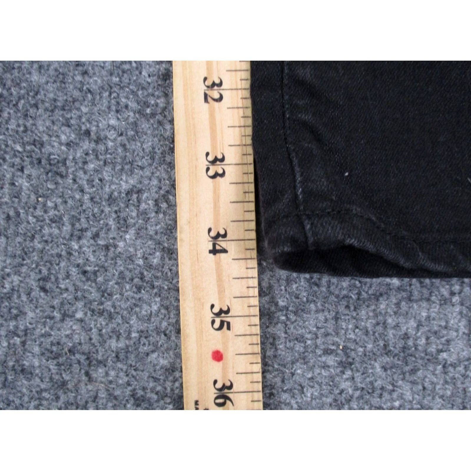 Imogene + Willie Imogene + Willie Jeans Womens 28 Black Denim Bootcut Straight 5-Pocket USA Made Size 28" / US 6 / IT 42 - 4 Thumbnail