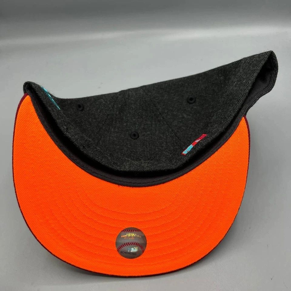 New Era Houston Astros Hat Men 7 5/8 59Fifty New Era MLB Fitted Cap Size ONE SIZE - 6 Thumbnail