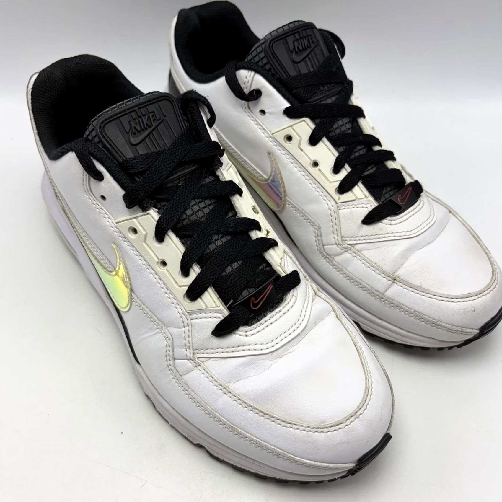 Nike Nike Air Max LTD 3 Sneakers Mens 10 White Turquoise Gaze C15875-100 Athletic Shoe Shoe Width Medium Size US 10 / EU 43 - 4 Thumbnail