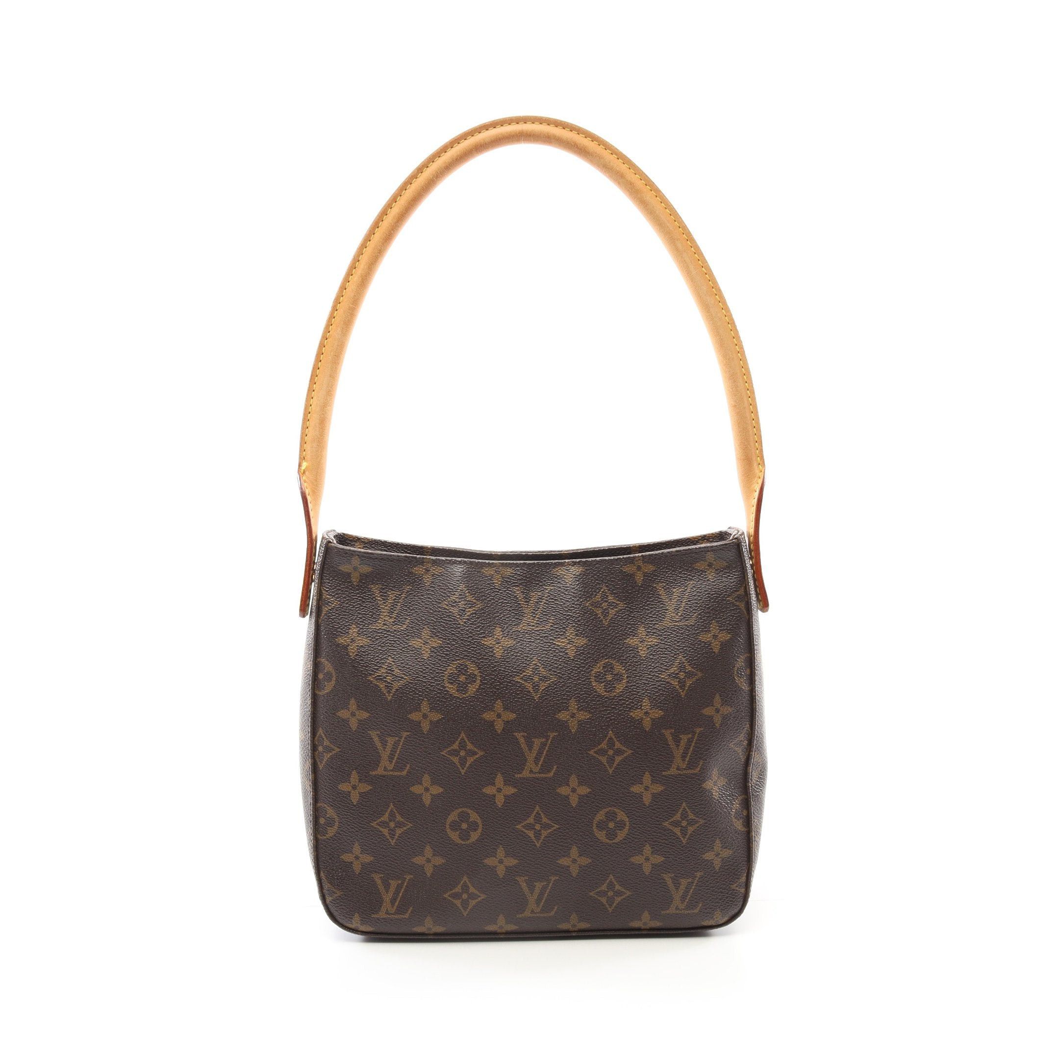 Louis Vuitton Louis Vuitton Looping Mm Monogram Shoulder Bag Leather Brown Size ONE SIZE - 1 Thumbnail