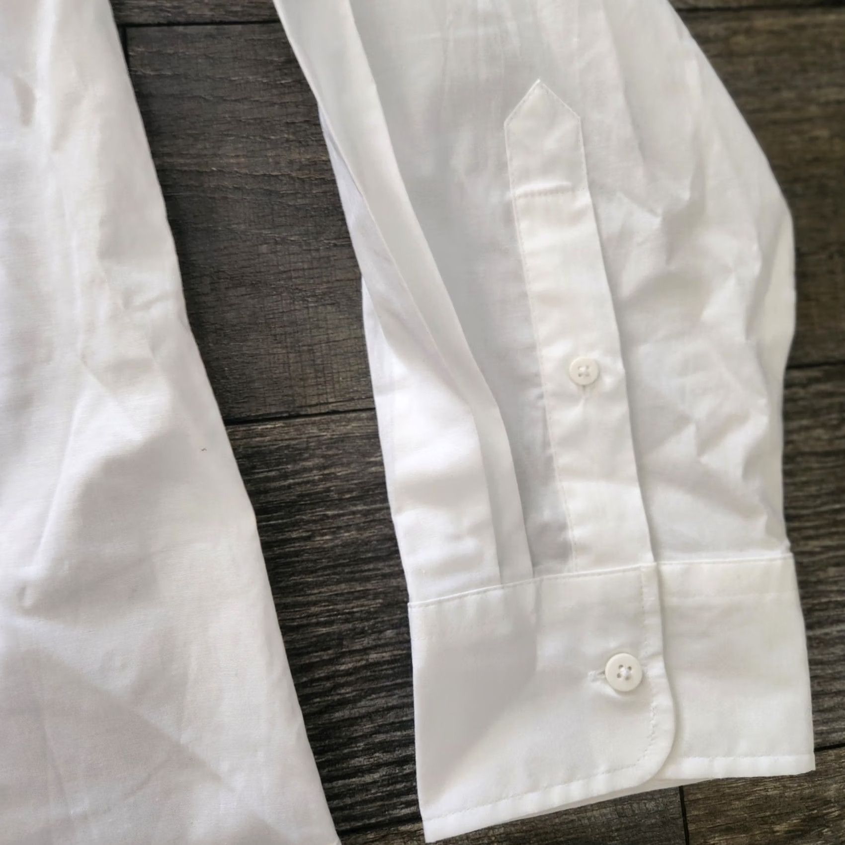 Vintage Tesla Automotive Dress Shirt Button Up Mens 2XL White Regular Spread Collar Button-Front Logo Embroidered Cars Size 48R - 4 Thumbnail