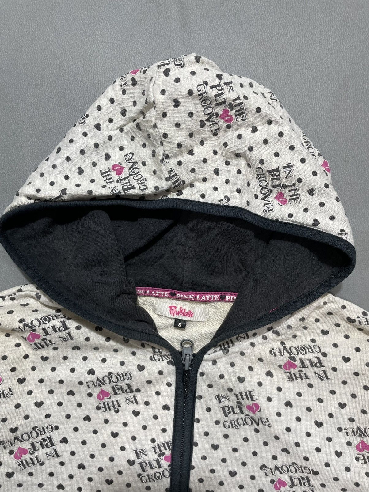 Hysteric Glamour Japanese Pink latte - Poem Love Hoodie Size S / US 4 / IT 40 - 3 Thumbnail