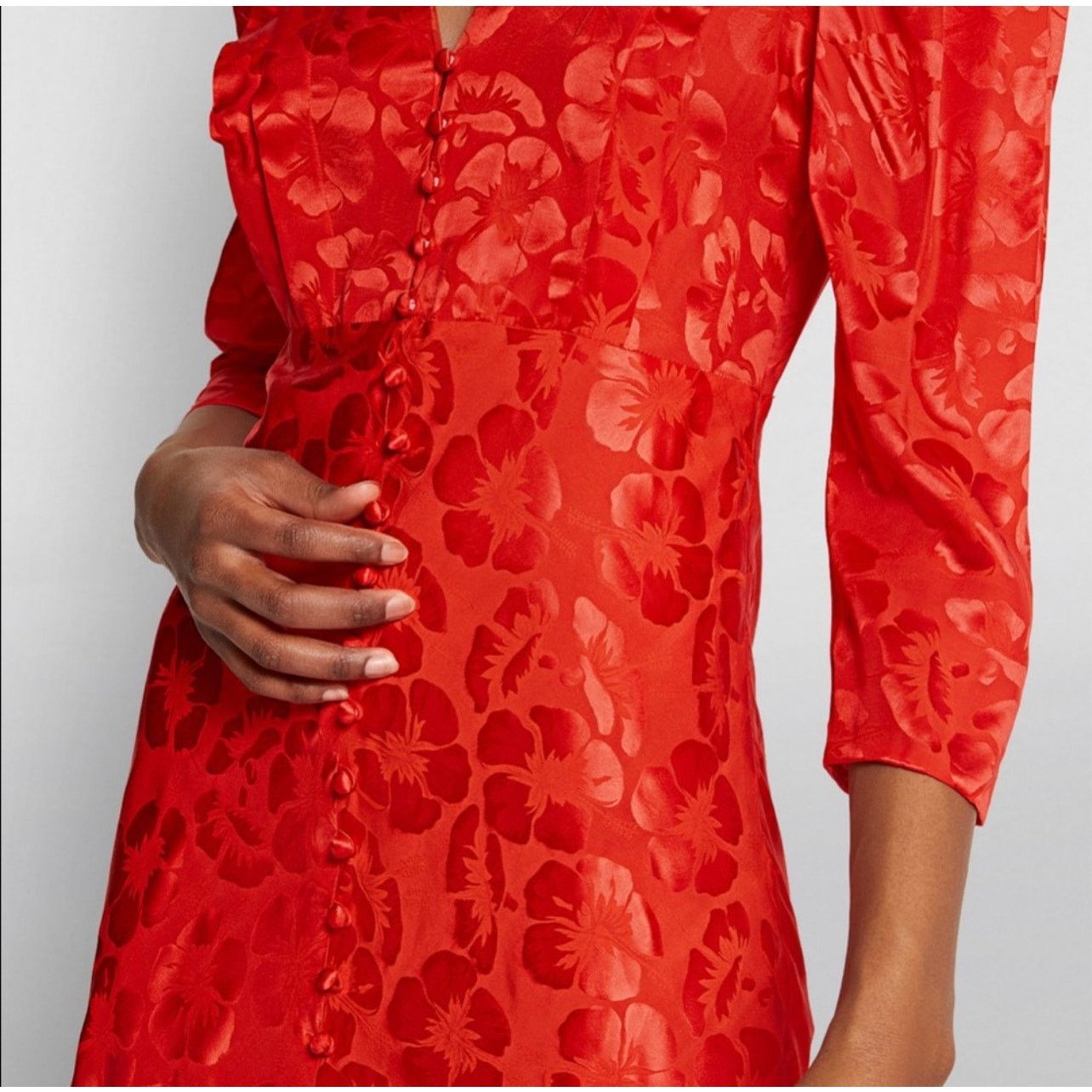 Sandro Sandro Paris Azelie Silk-Blend Mini Dress, NWT, Size 36 Size S / US 4 / IT 40 - 2 Thumbnail