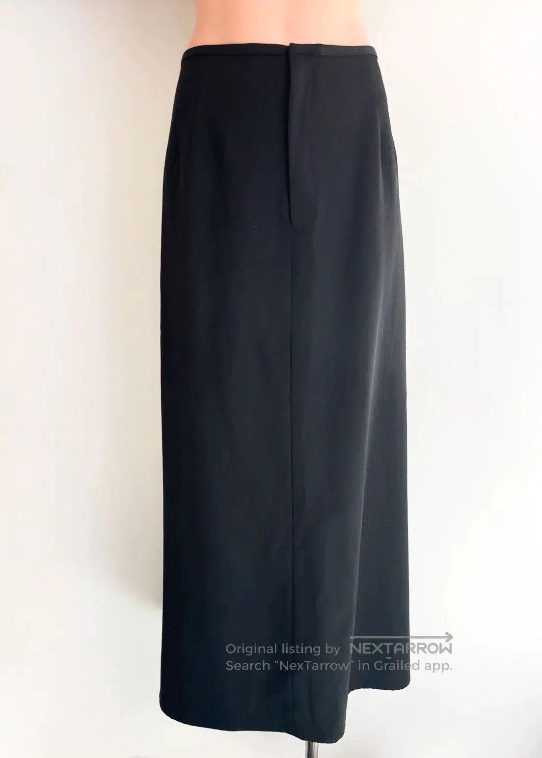 Y's Yohji Yamamoto Pleated Black Skirt. Size 26" / US 2 / IT 38 - 2 Thumbnail