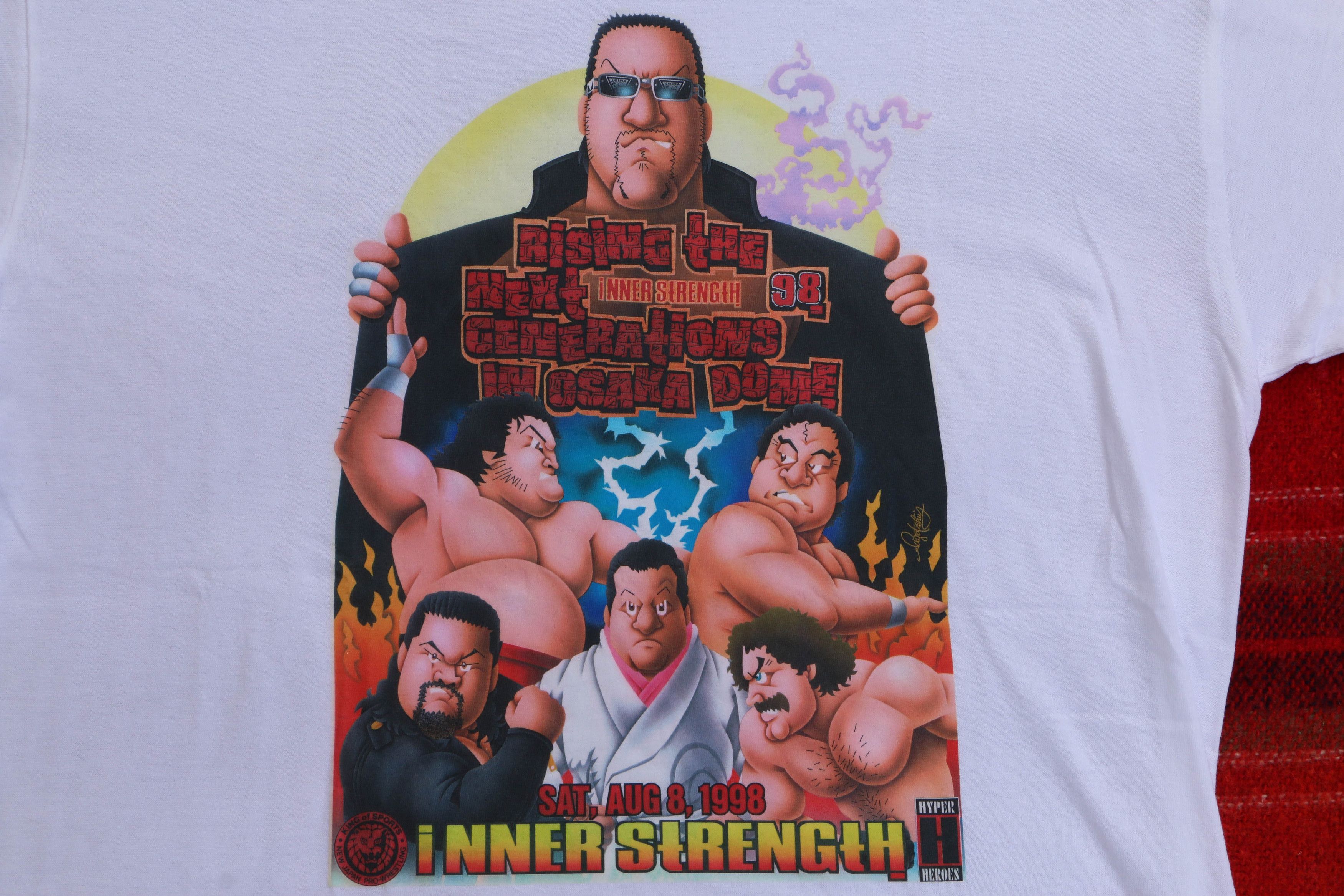 Other Masahiro Chono NJPW Osaka Dome T-Shirt 1998 Size US L / EU 52-54 / 3 - 2 Thumbnail
