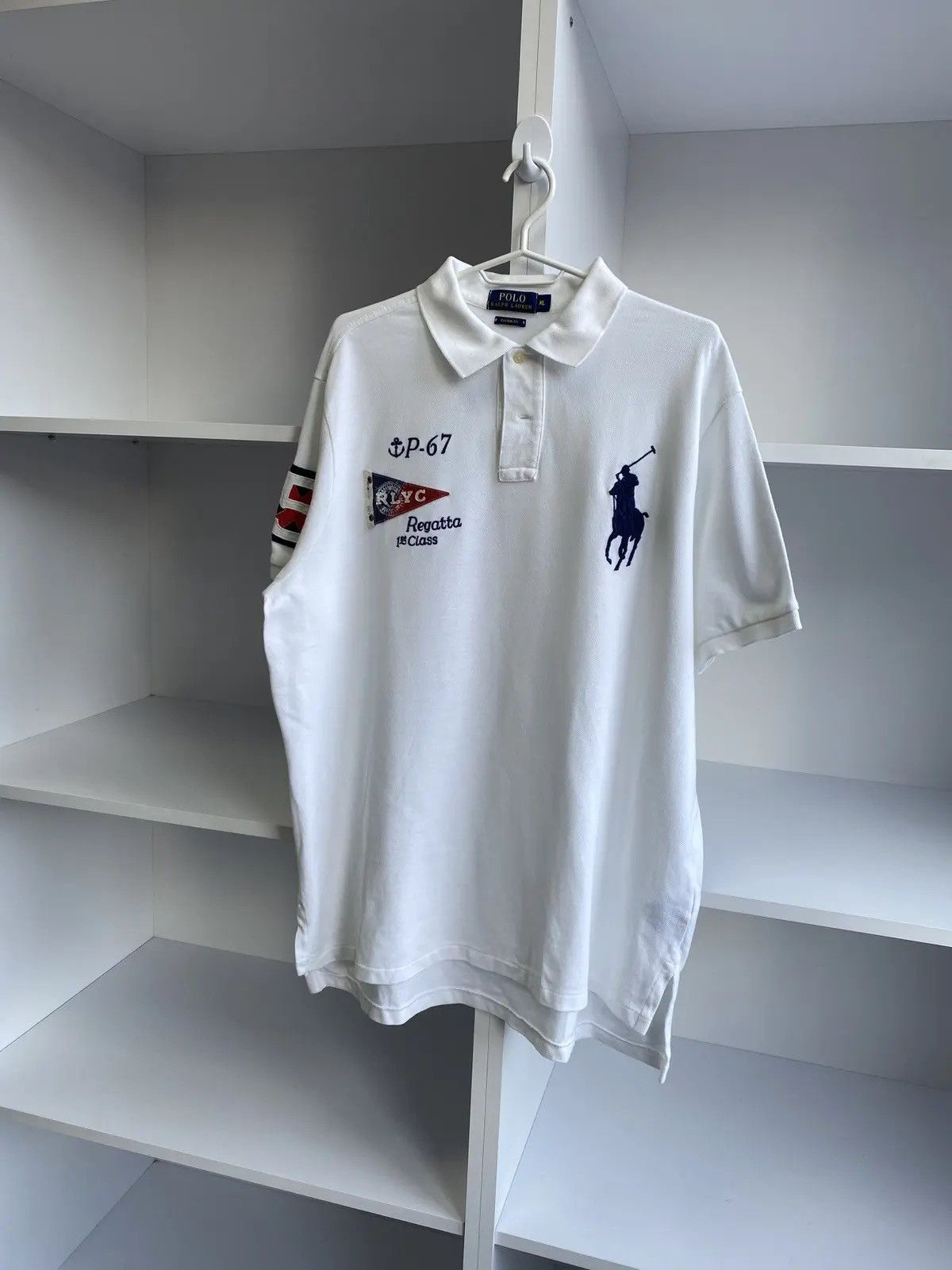 Polo Ralph Lauren × Vintage Vintage Polo Ralph Lauren Polo tee Size US XL / EU 56 / 4 - 3 Thumbnail