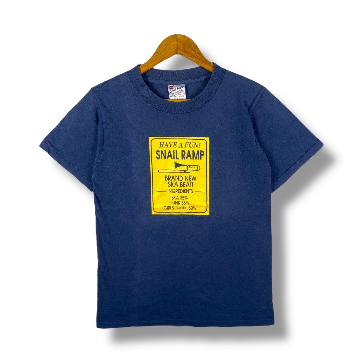 Band Tees Vintage Japanese Band SNAIL RAMP Ska Hardcore Punk Tee Shirt Size US S / EU 44-46 / 1 - 1 Thumbnail