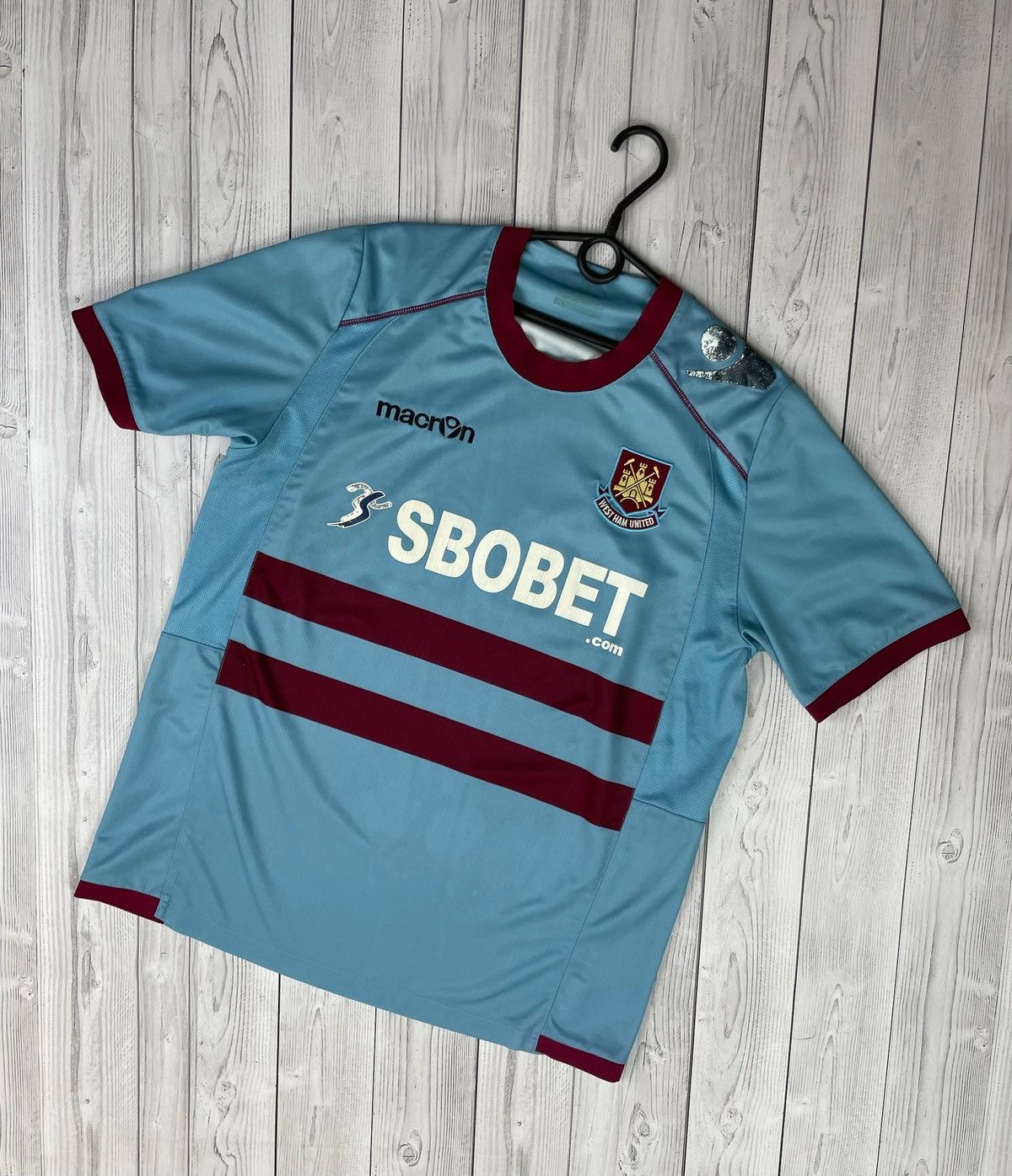 Vintage Vintage West Ham blue away rare macron size L rare Size US L / EU 52-54 / 3 - 1 Thumbnail