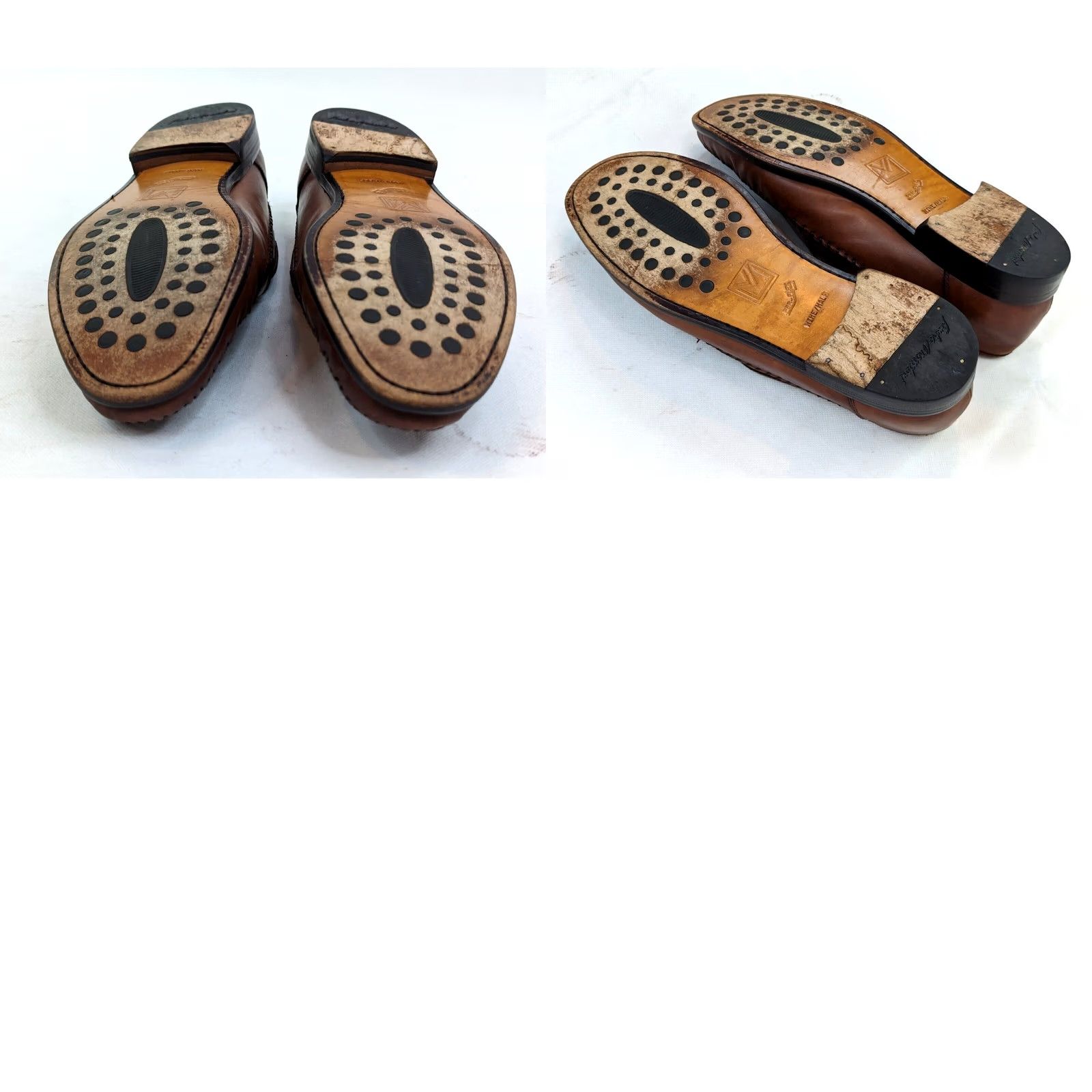 Sandro Moscoloni Sandro Moscoloni La Vida AMB Tassel Loafers Men 9.5 Brown Slip On Dress Leather Upper Lining Tassels Leather Sole City Logo Style Vintage No Size US 10 / EU 43 - 10 Thumbnail