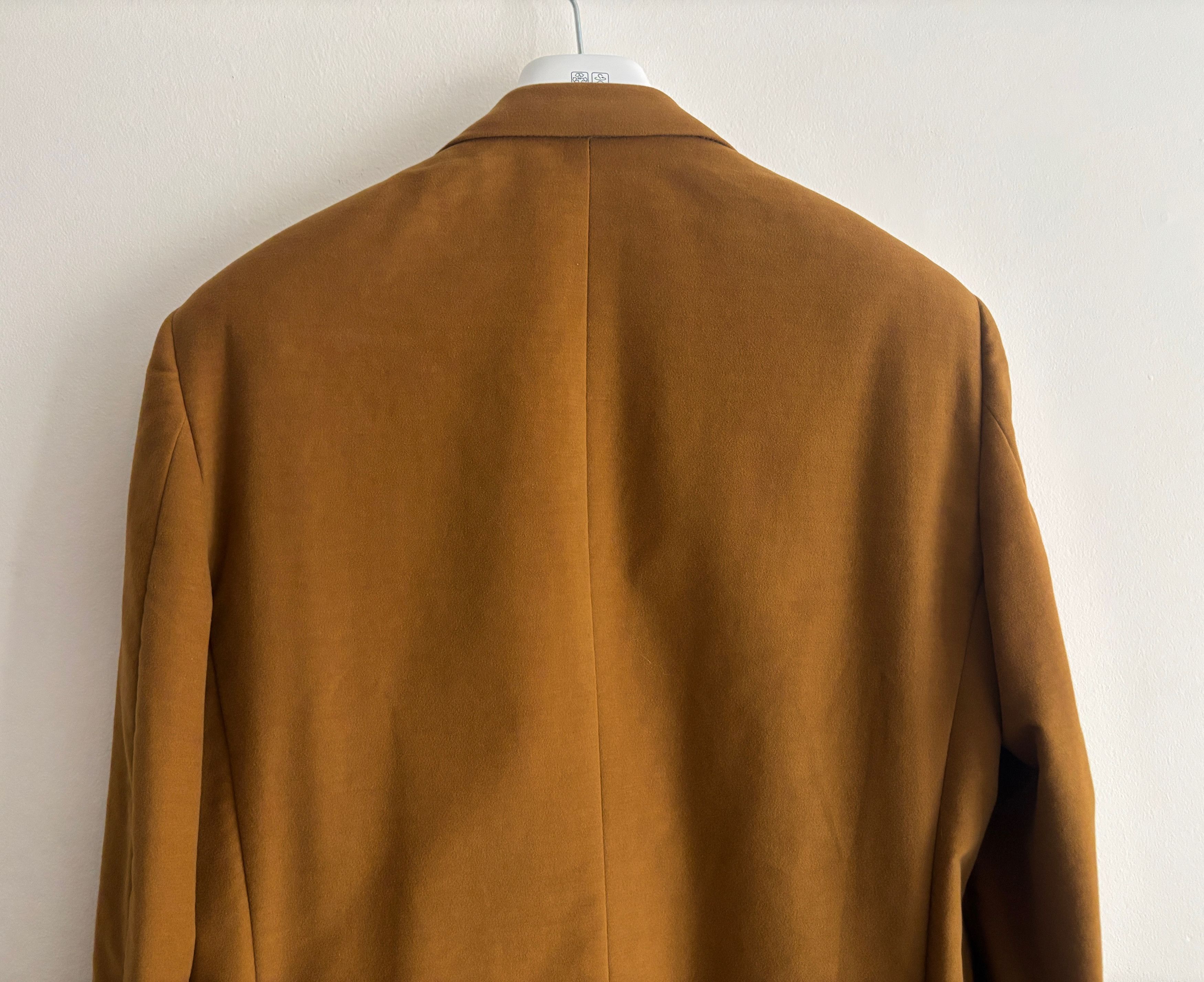 Hickey Freeman $1100 Tan/ Brown Cotton Velvet Sport Coat - 40 Size 40R - 14 Thumbnail