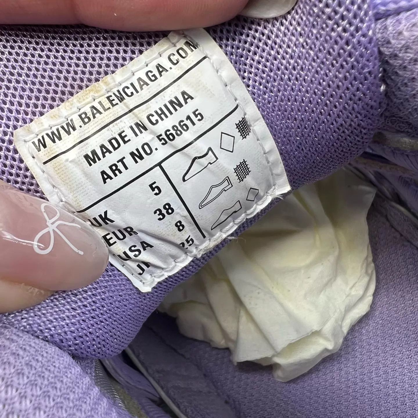 Balenciaga Balenciaga Track 2 Violet 38 new box Size US 8 / IT 38 - 7 Thumbnail