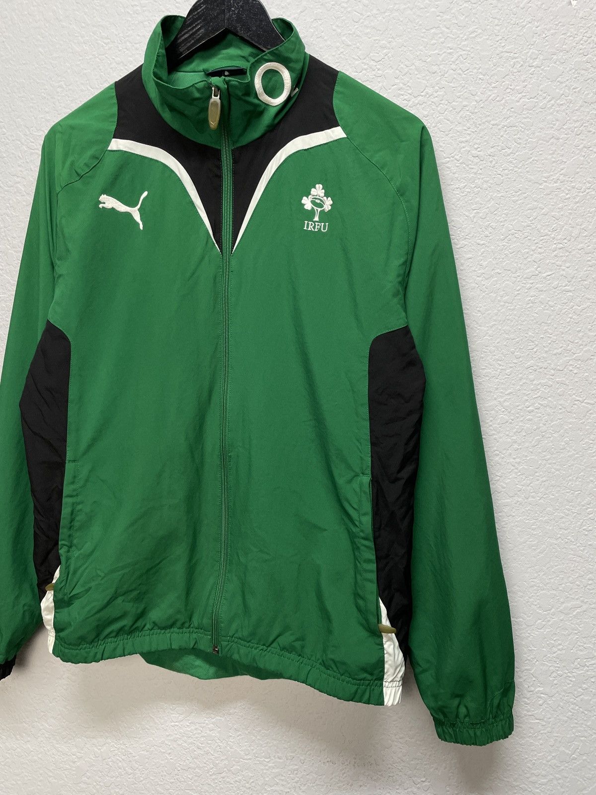 Puma Vintage 00s Puma Ireland Rugby Track Jacket IRFU Size US S / EU 44-46 / 1 - 4 Thumbnail