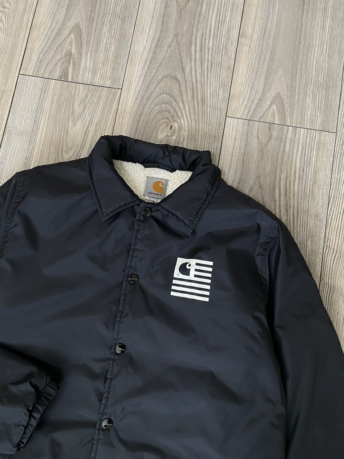 Carhartt Carhartt State Pile Nylon Black Jacket Men's Size S Size US S / EU 44-46 / 1 - 5 Thumbnail