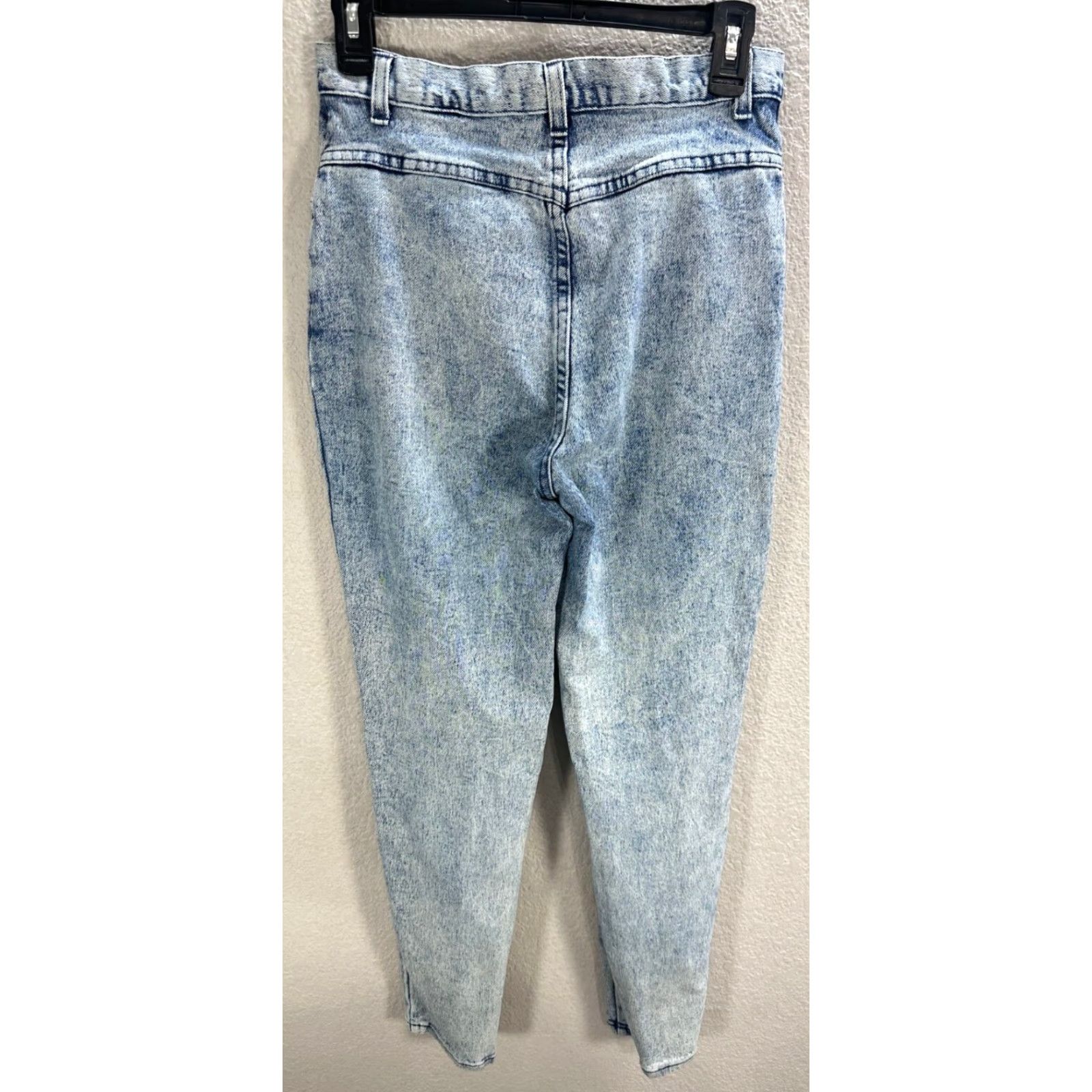 Vintage VINTAGE Forenza Jeans Blue Acid Wash High Rise Tapered Ankle Sz 10 Womens Size 32" / US 10 / IT 46 - 5 Thumbnail