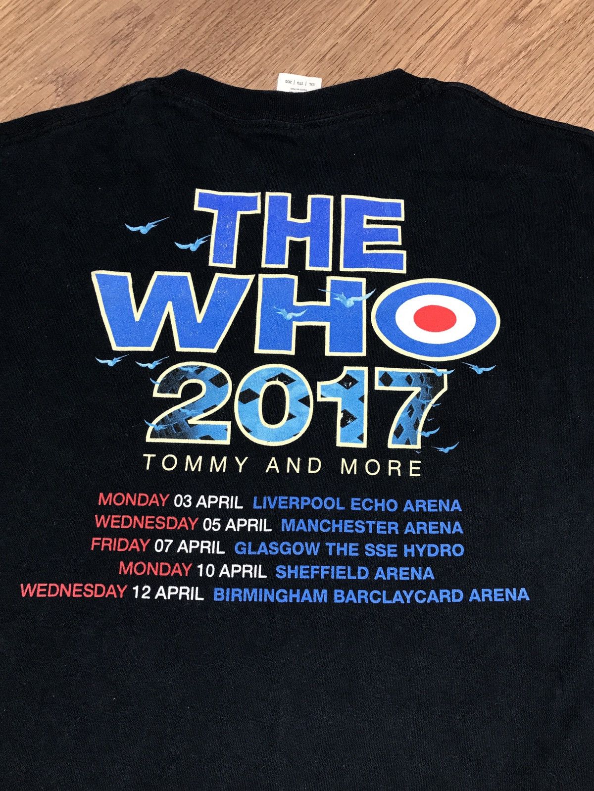 Band Tees × Vintage THE WHO Tour T Shirt Size US XXL / EU 58 / 5 - 7 Thumbnail